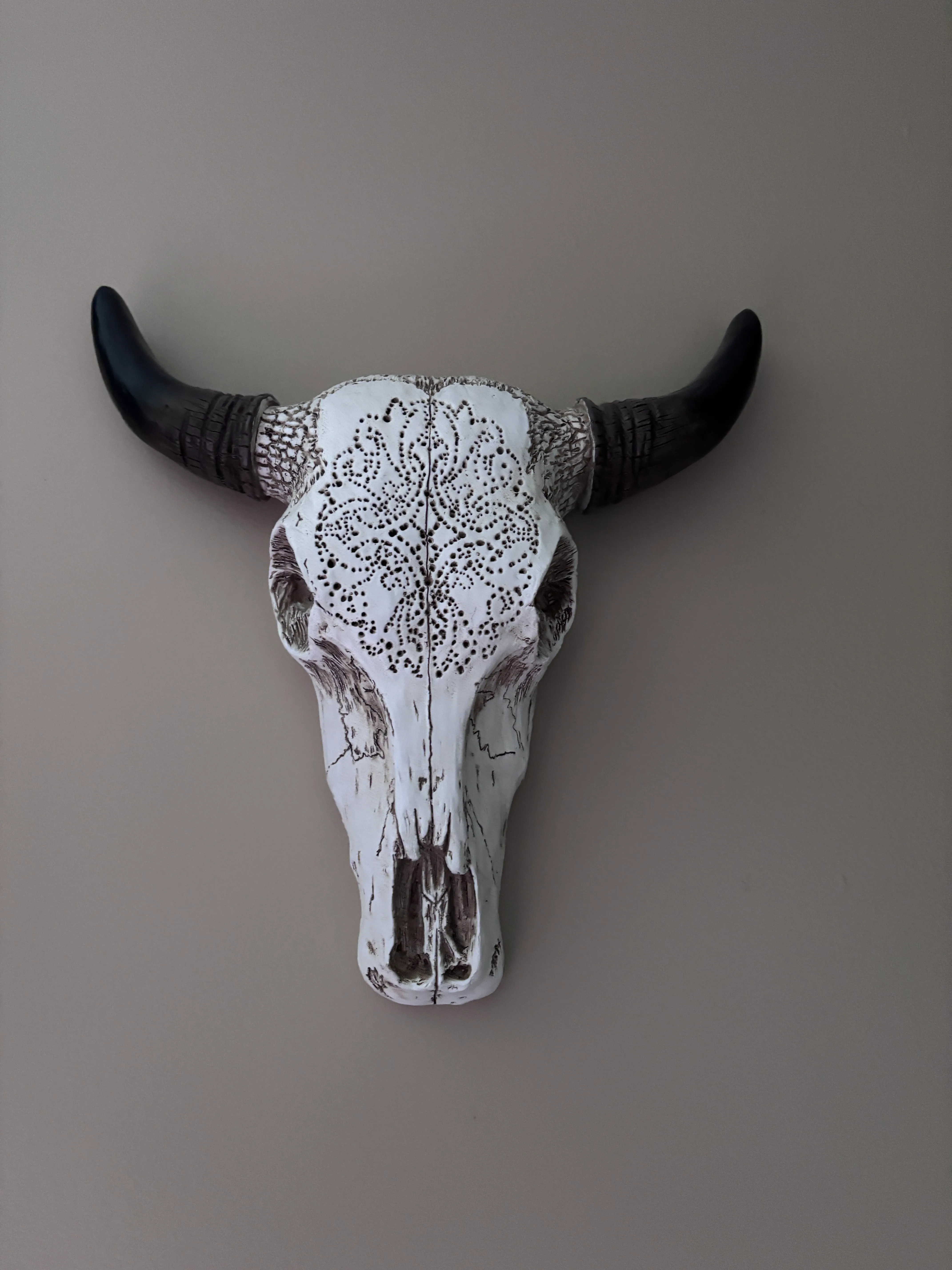 Faux Cow Skull