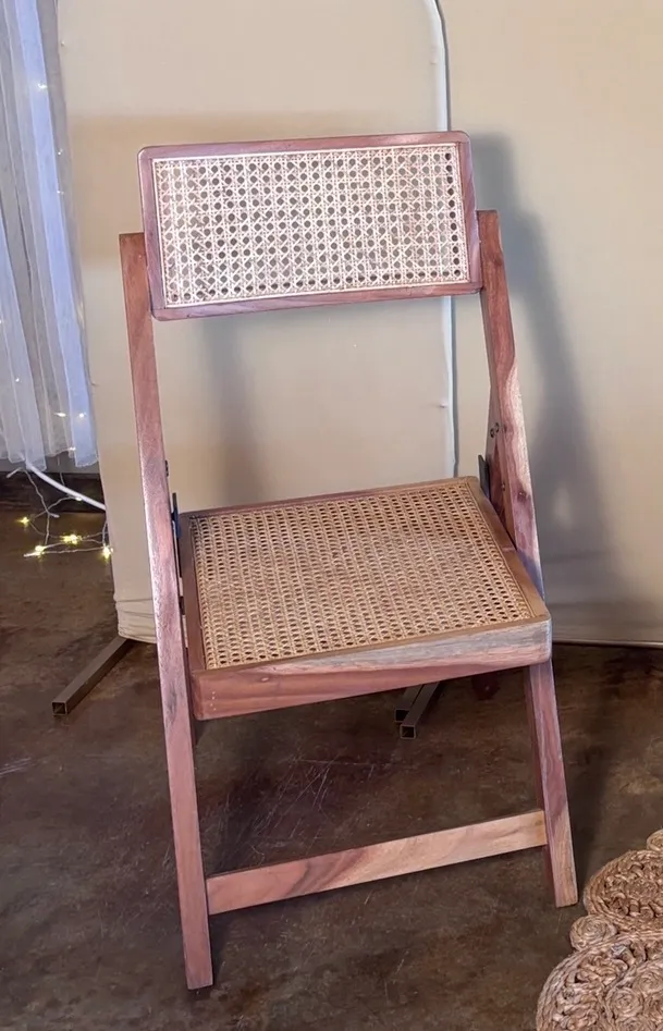 Cane Folding Chair 