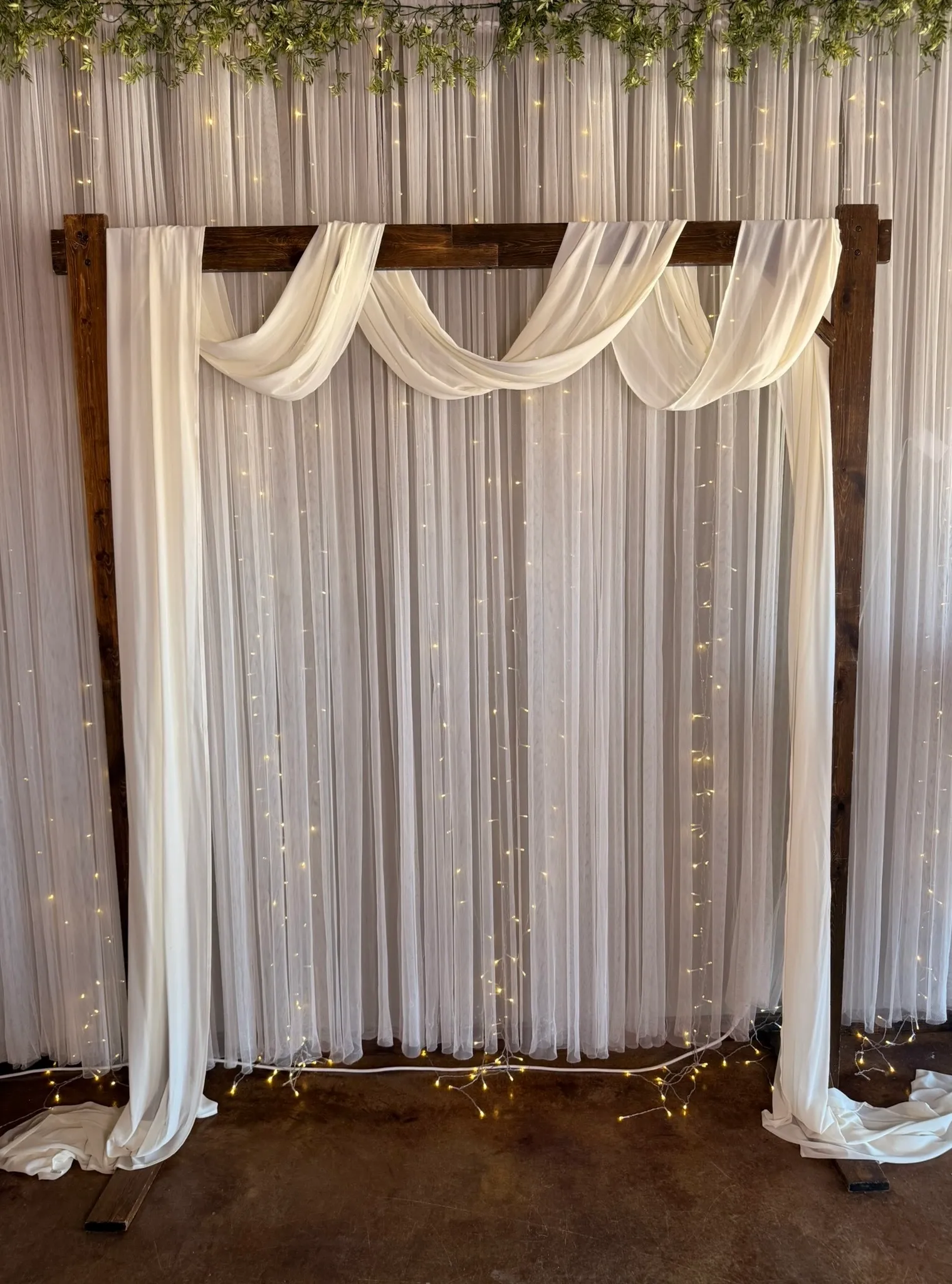 30ft Ivory Arbor Fabric