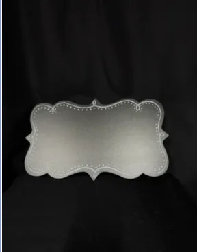 White Polka Dots/Black Chalkboard