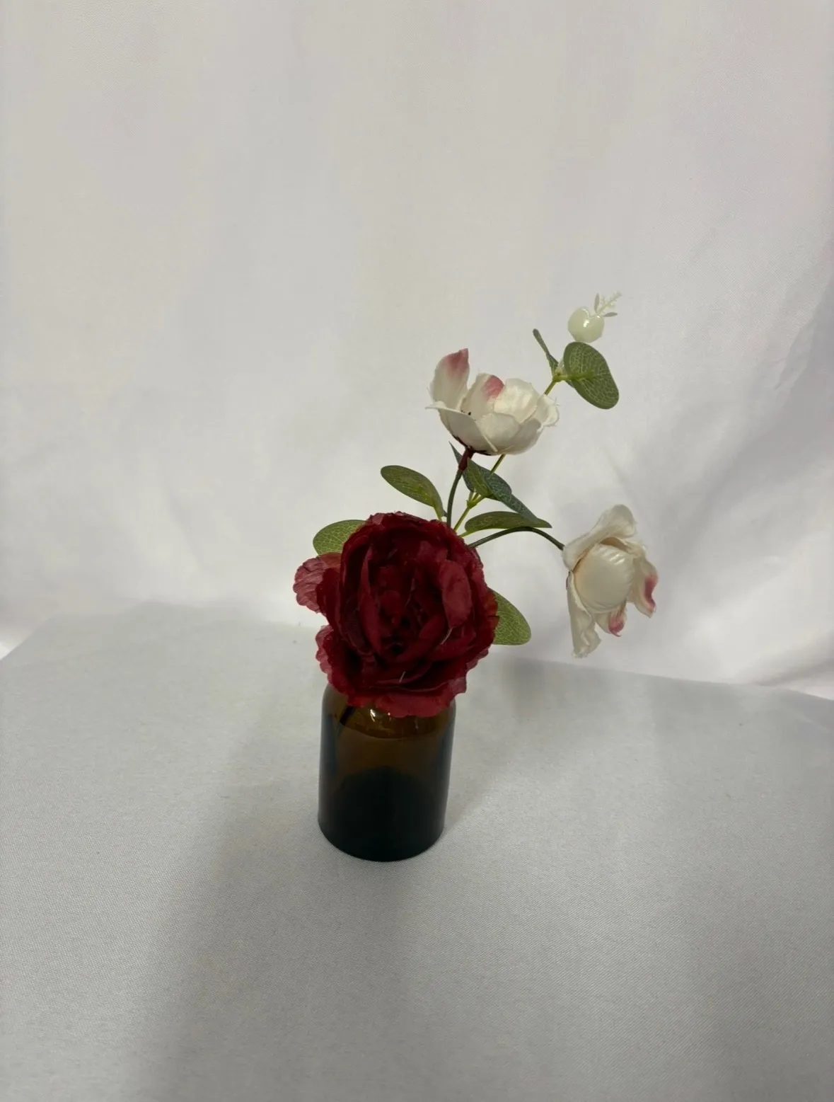 Fall Burgundy Premade Floral Small 2