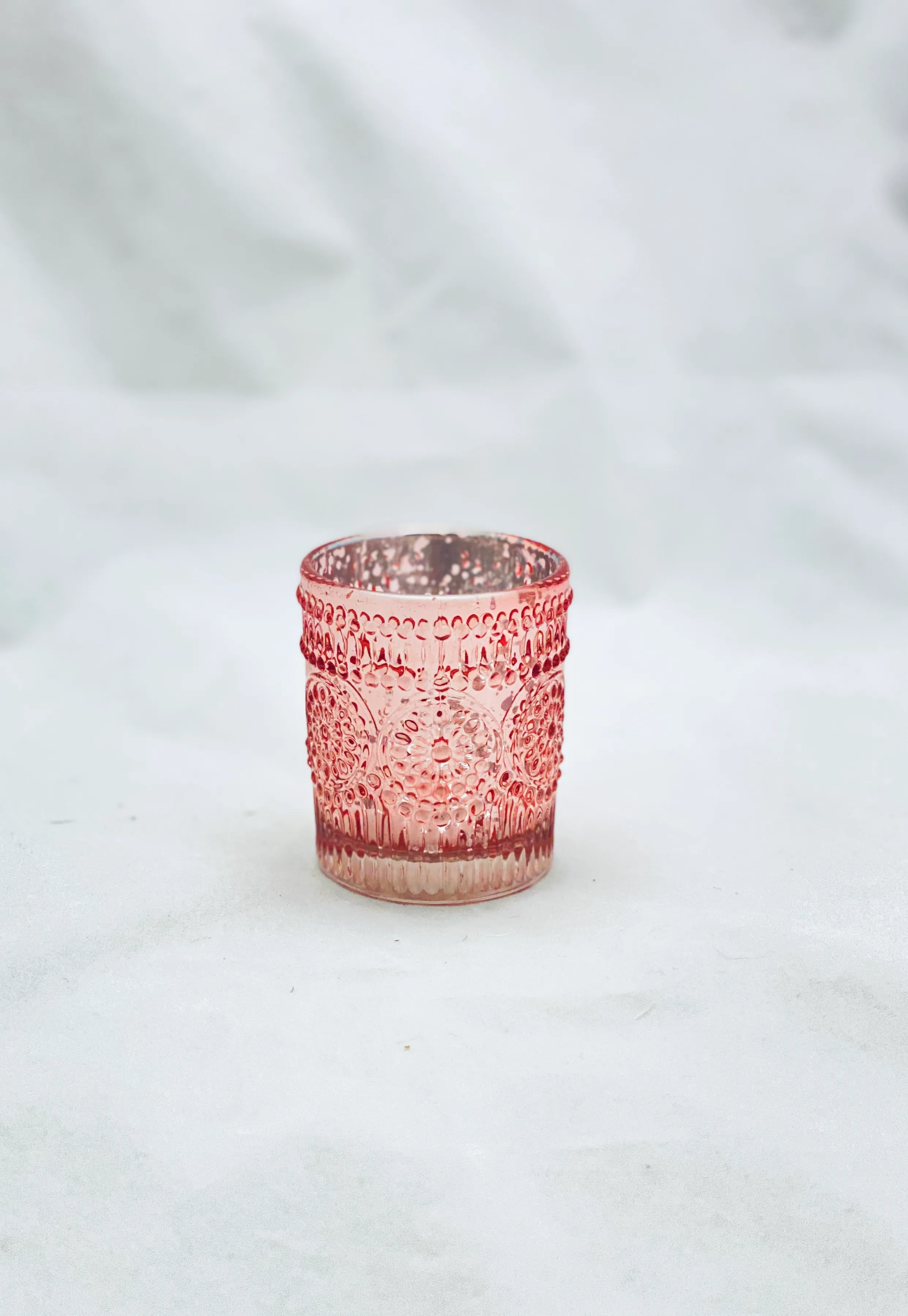Pink Mercury Circle Votive 