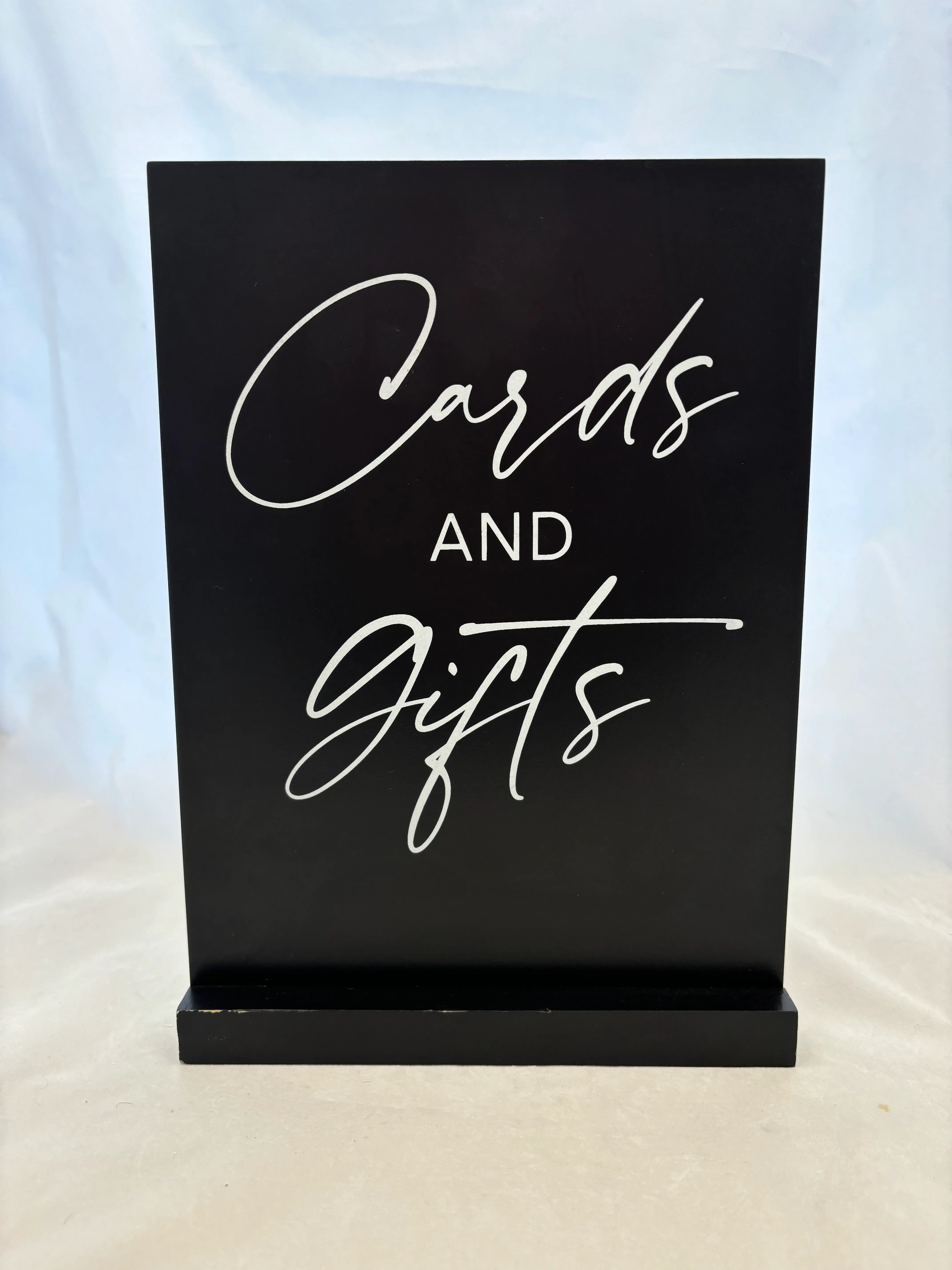 Black Cards/Gifts Sign 1