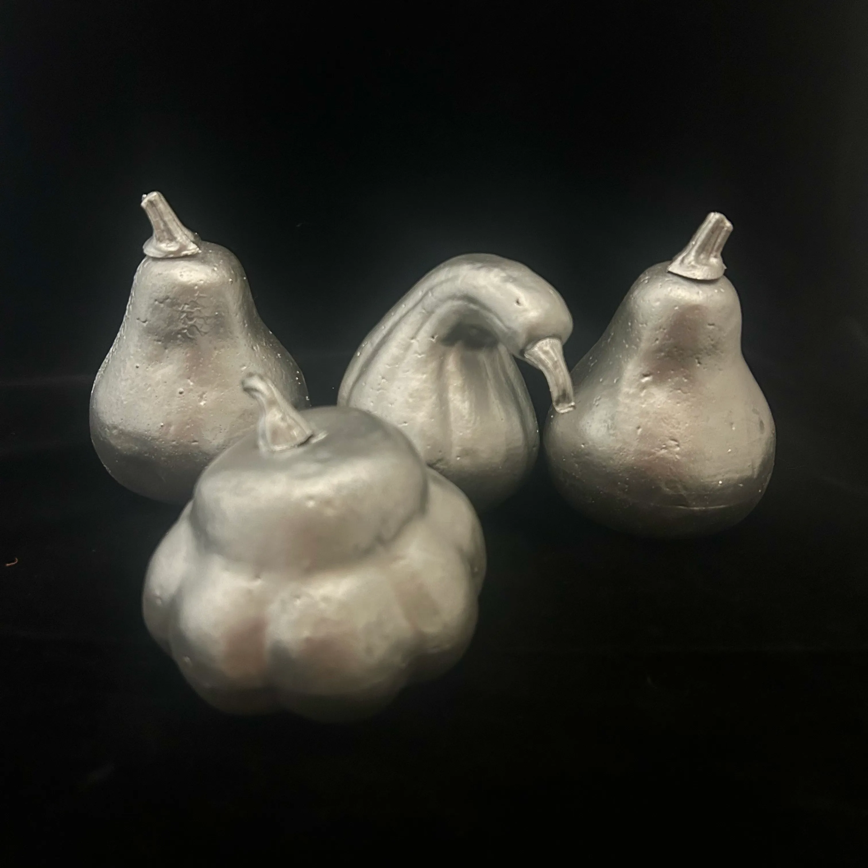Small Silver Gourds