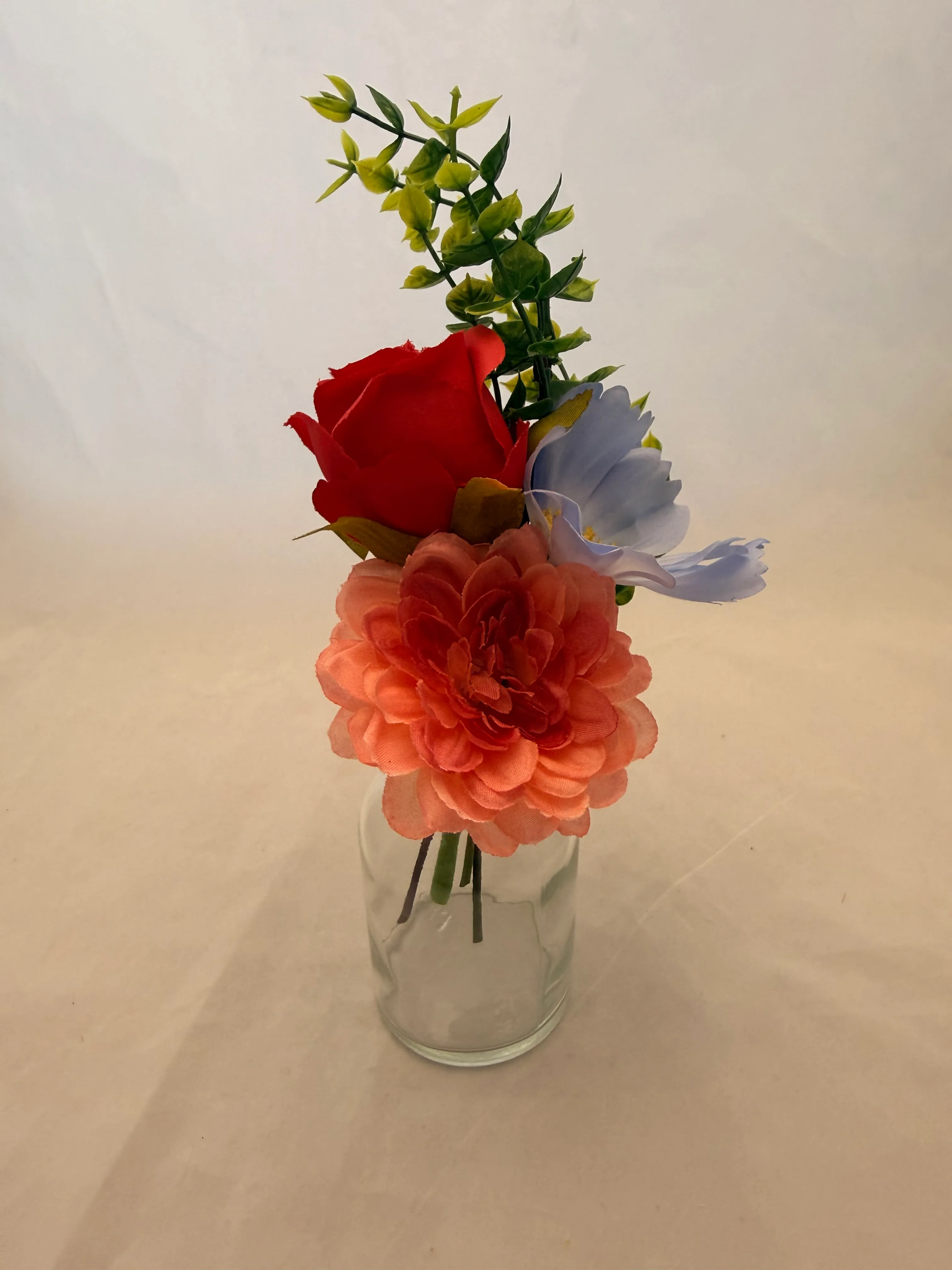 Bright Floral Premade Small Vase 2