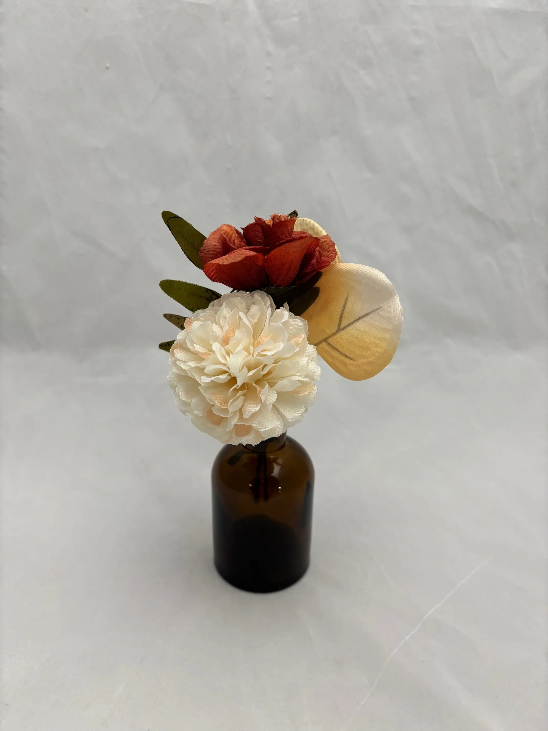 Cinnamon Spice Premade Floral Small Vase 1