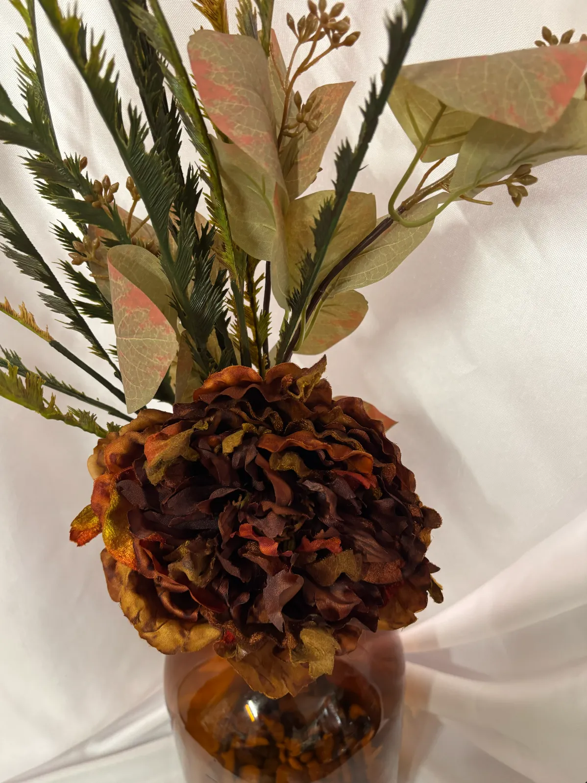 Terracotta Premade Floral XL Vase 1