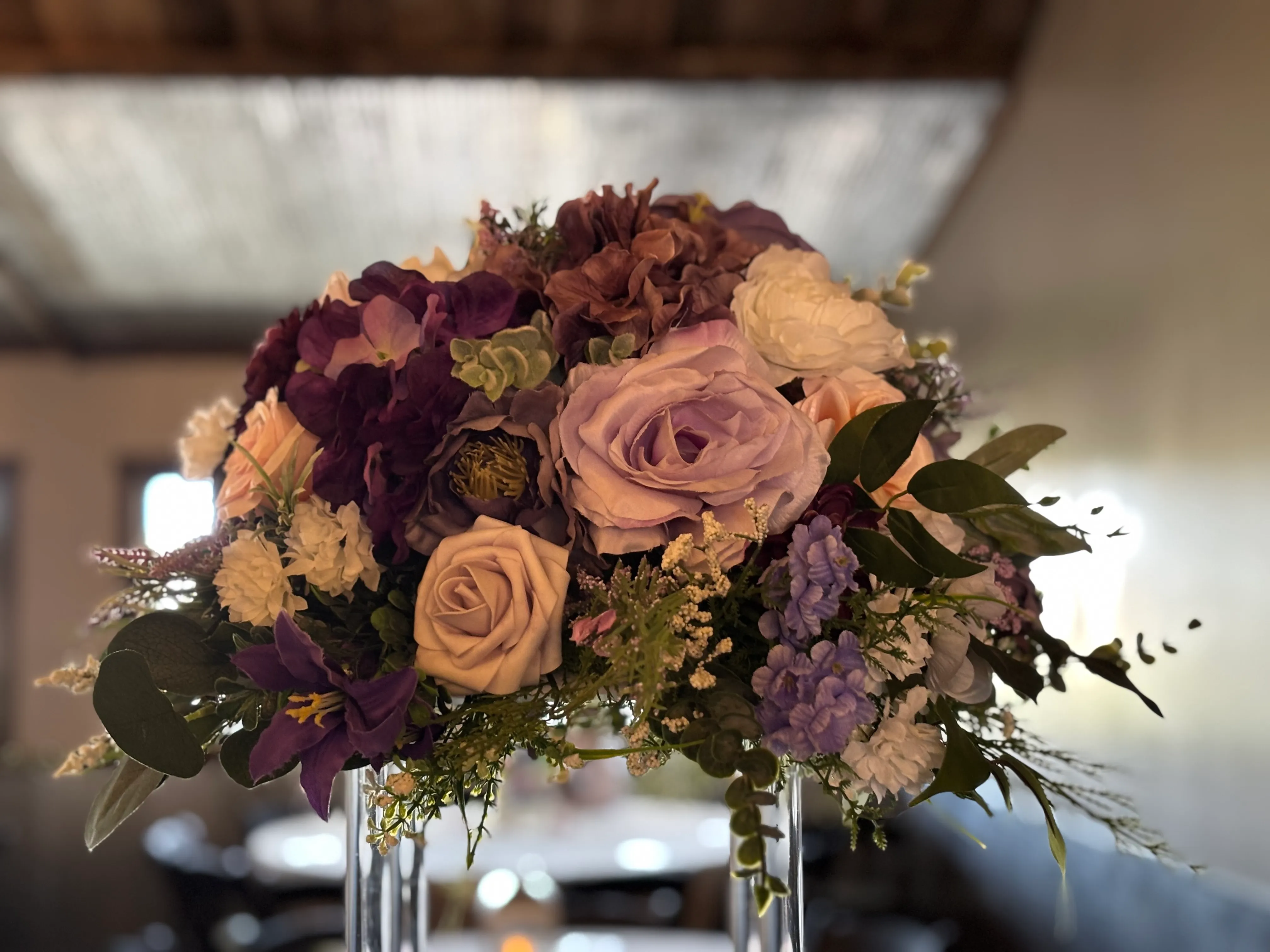 Lavender Premade Floral Topper 