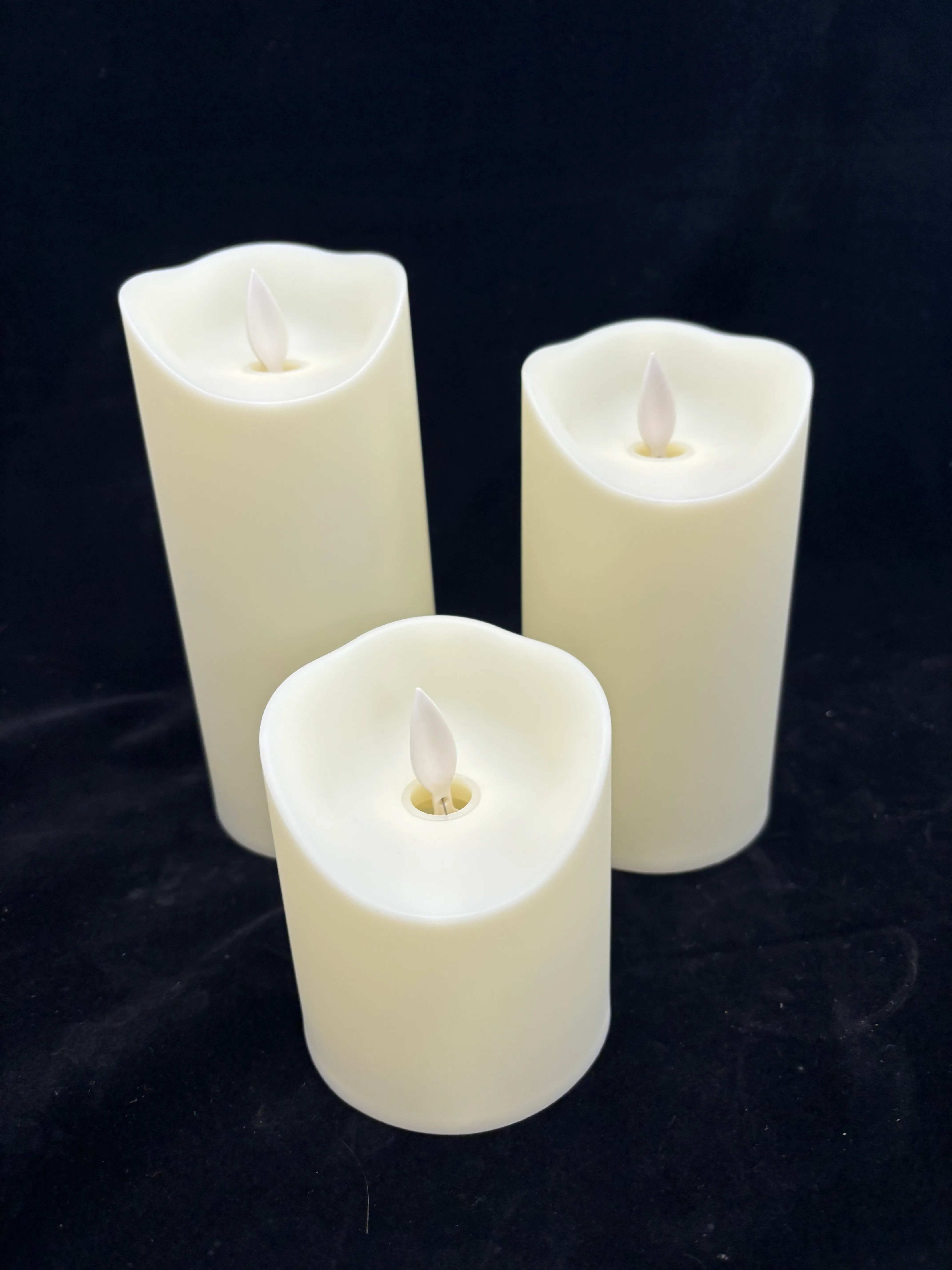 Ivory LED Candle Set (9 Piece)