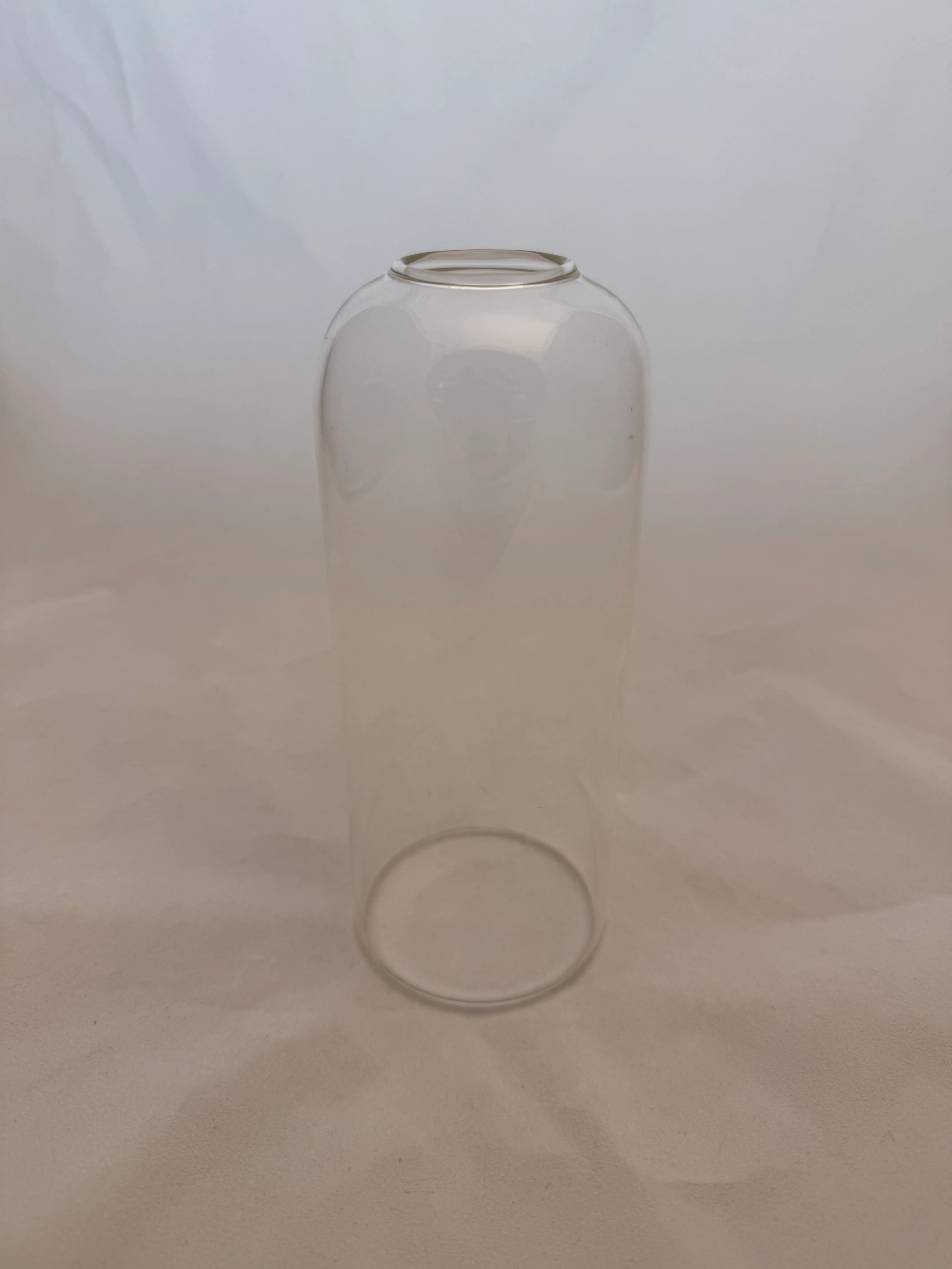 7" Rounded Top Clear Vase