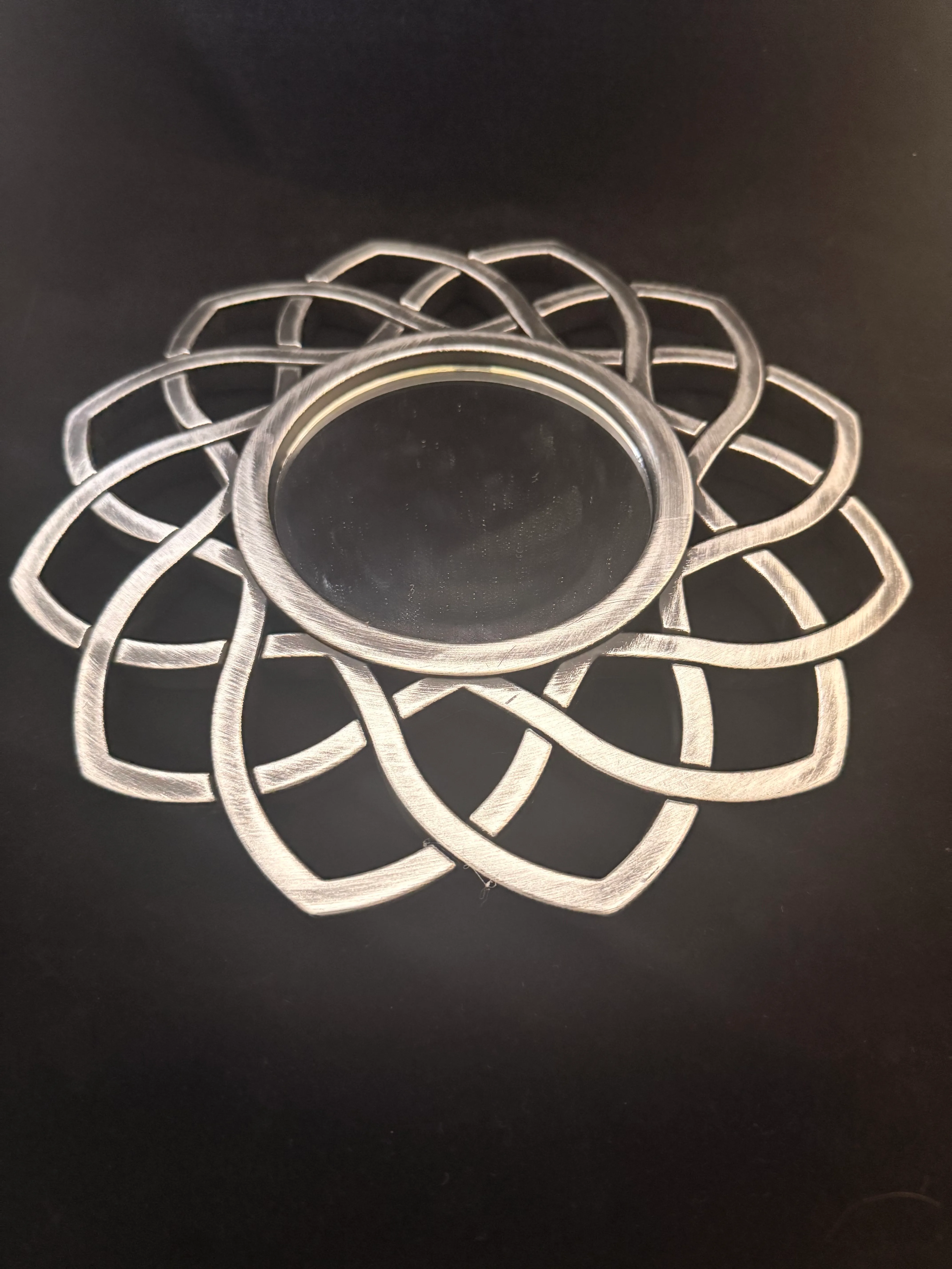 9 In Tarnished Metal Mirror 1