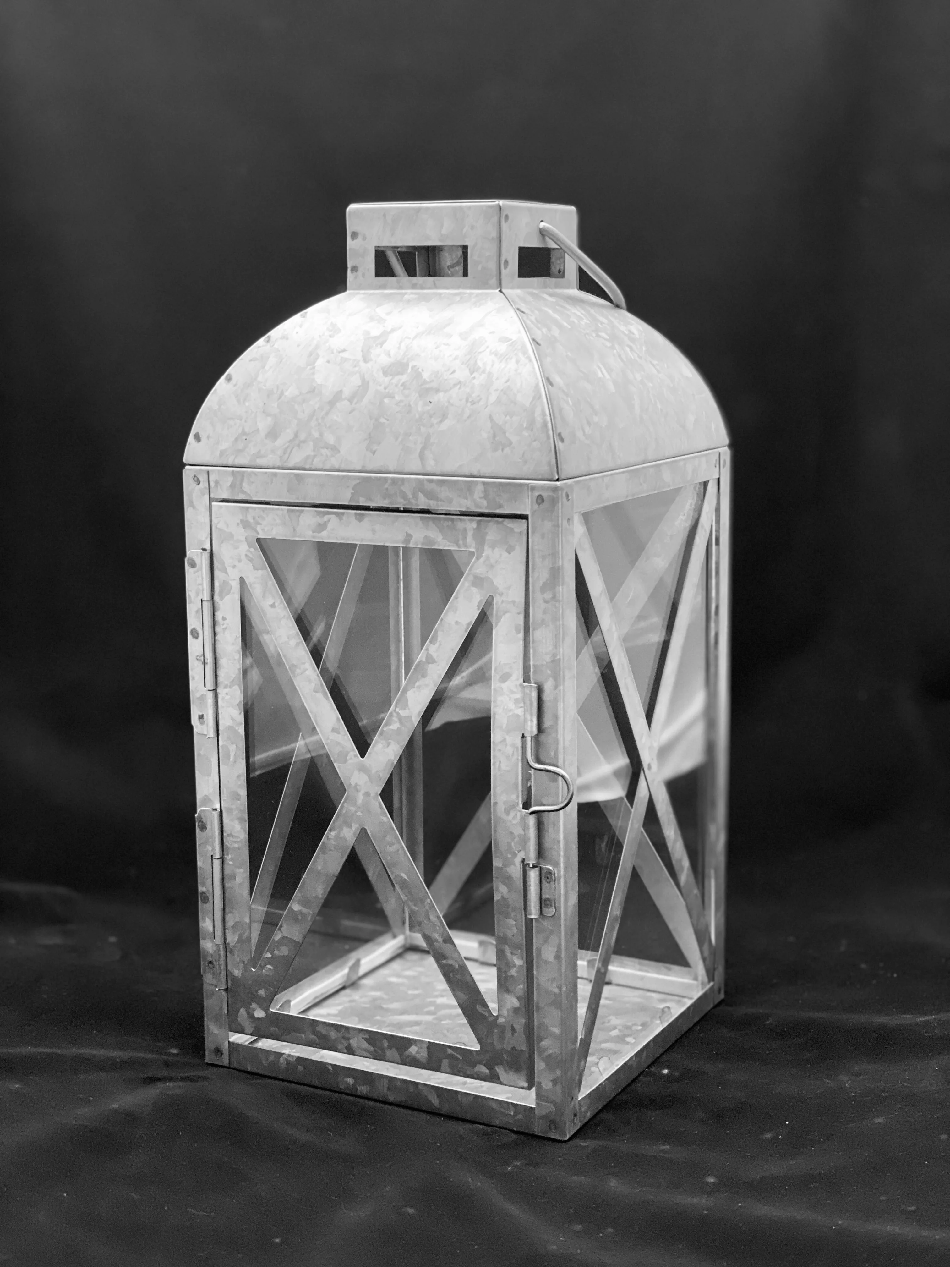 Galvanized Lantern Large 