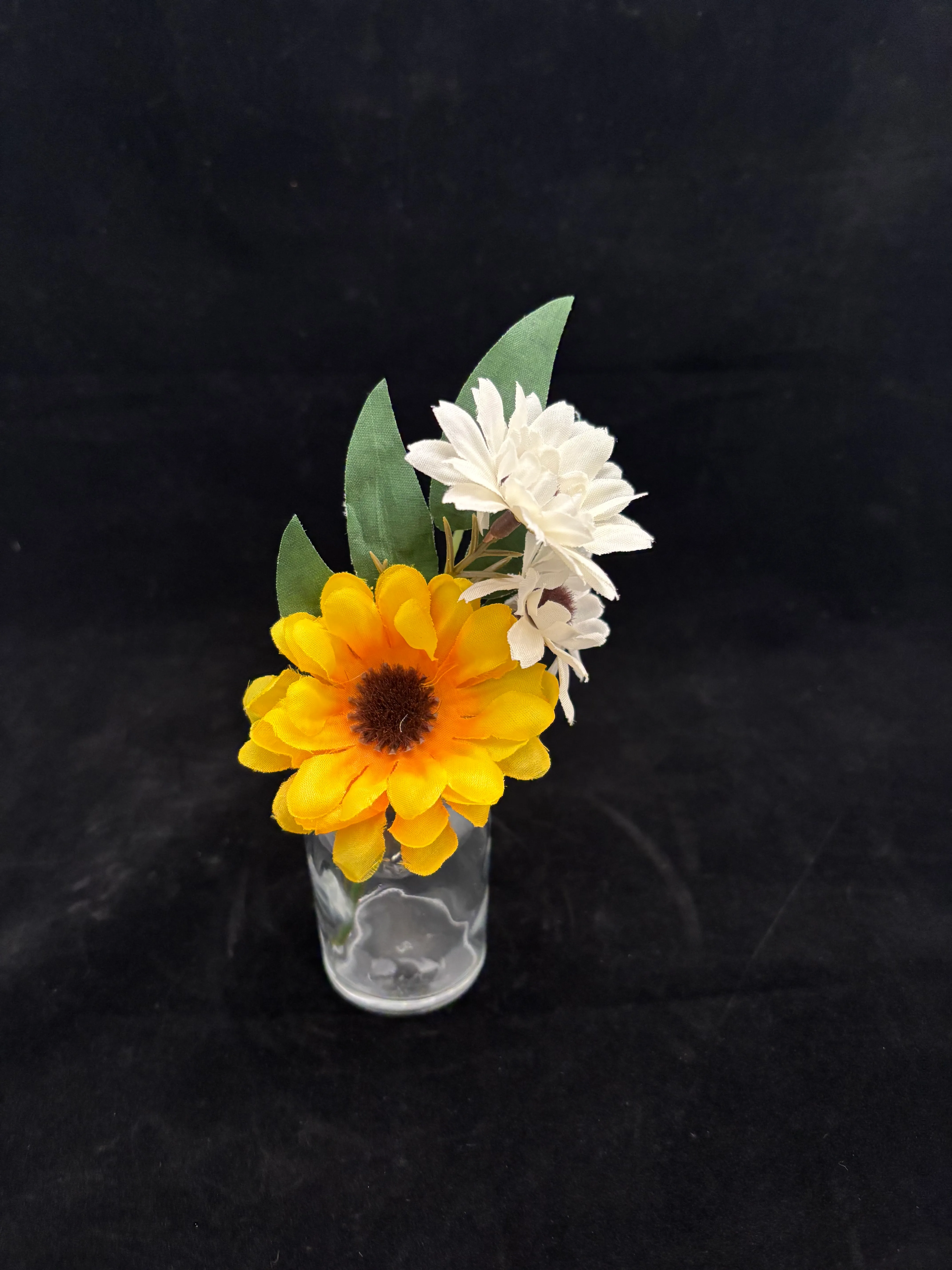 Sunflower Premade Floral Mini Vase 1