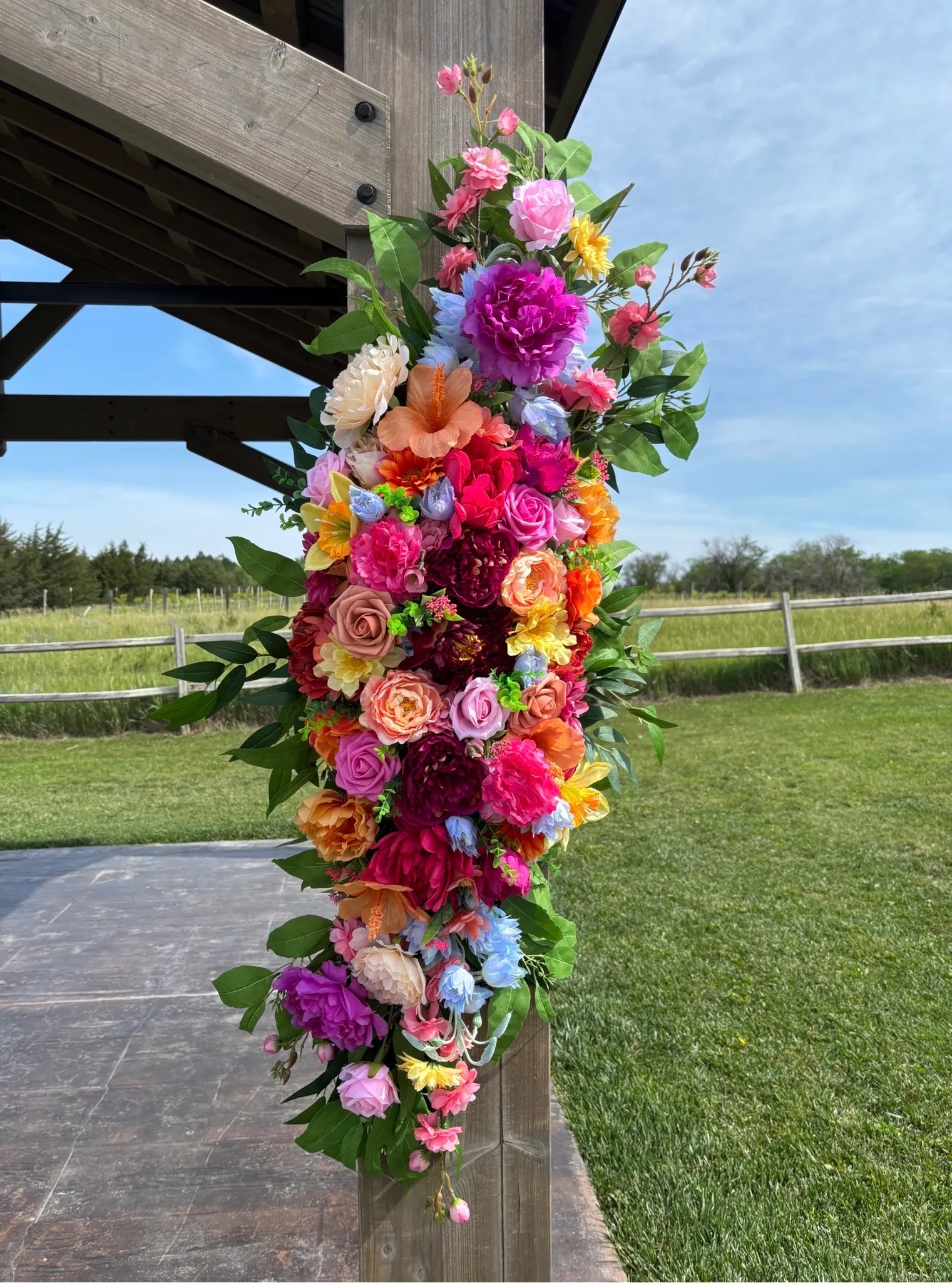 Bright 3pc Floral Arch Swag