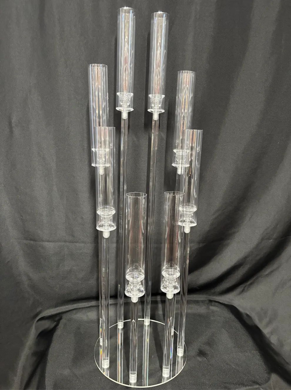 Clear Acrylic Candelabra 
