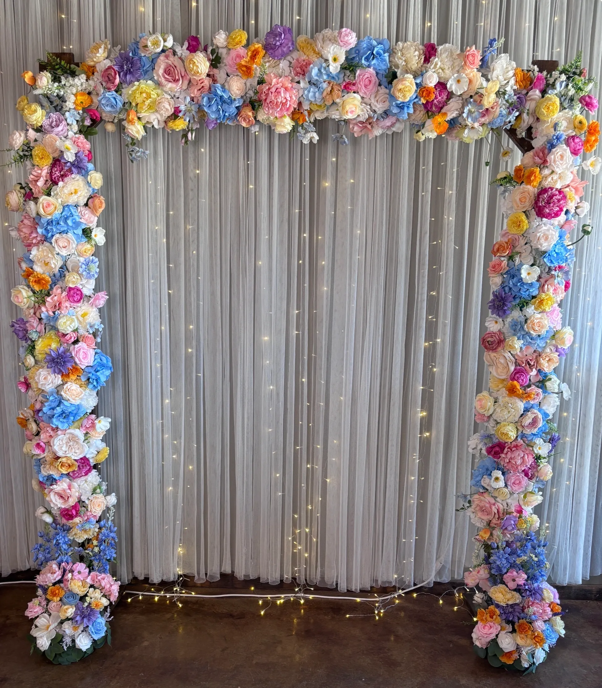 Cottage Premade Floral Arch Bundle 2