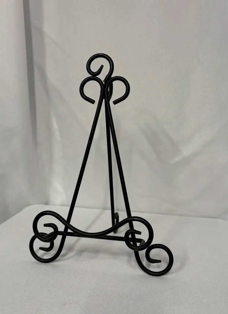 12 Inch Metal Black Easel