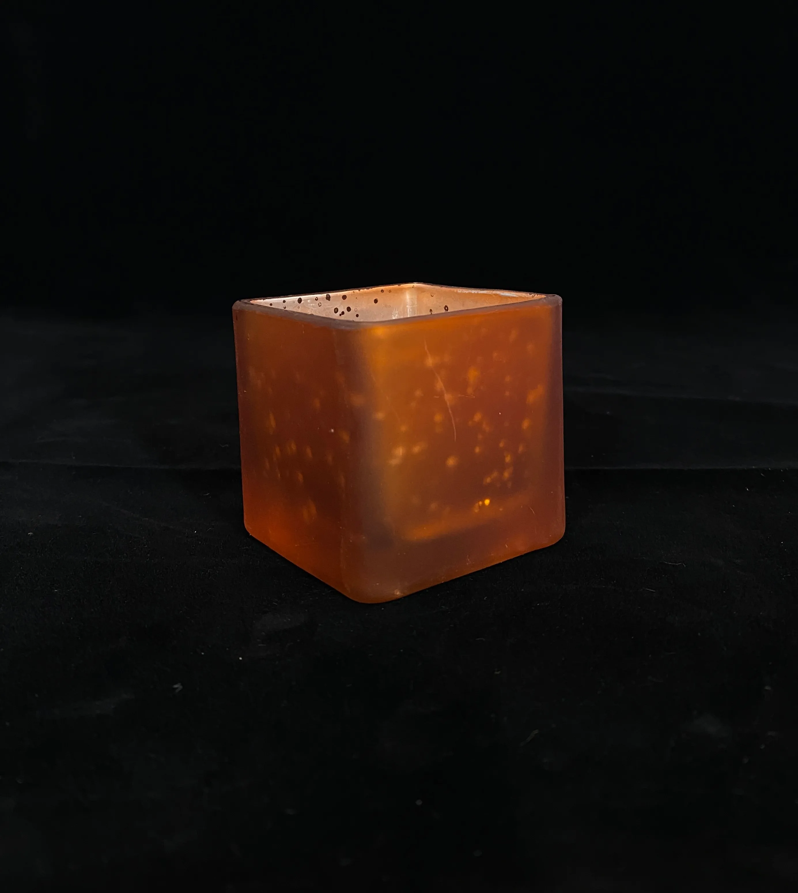 Orange Votive (Square)