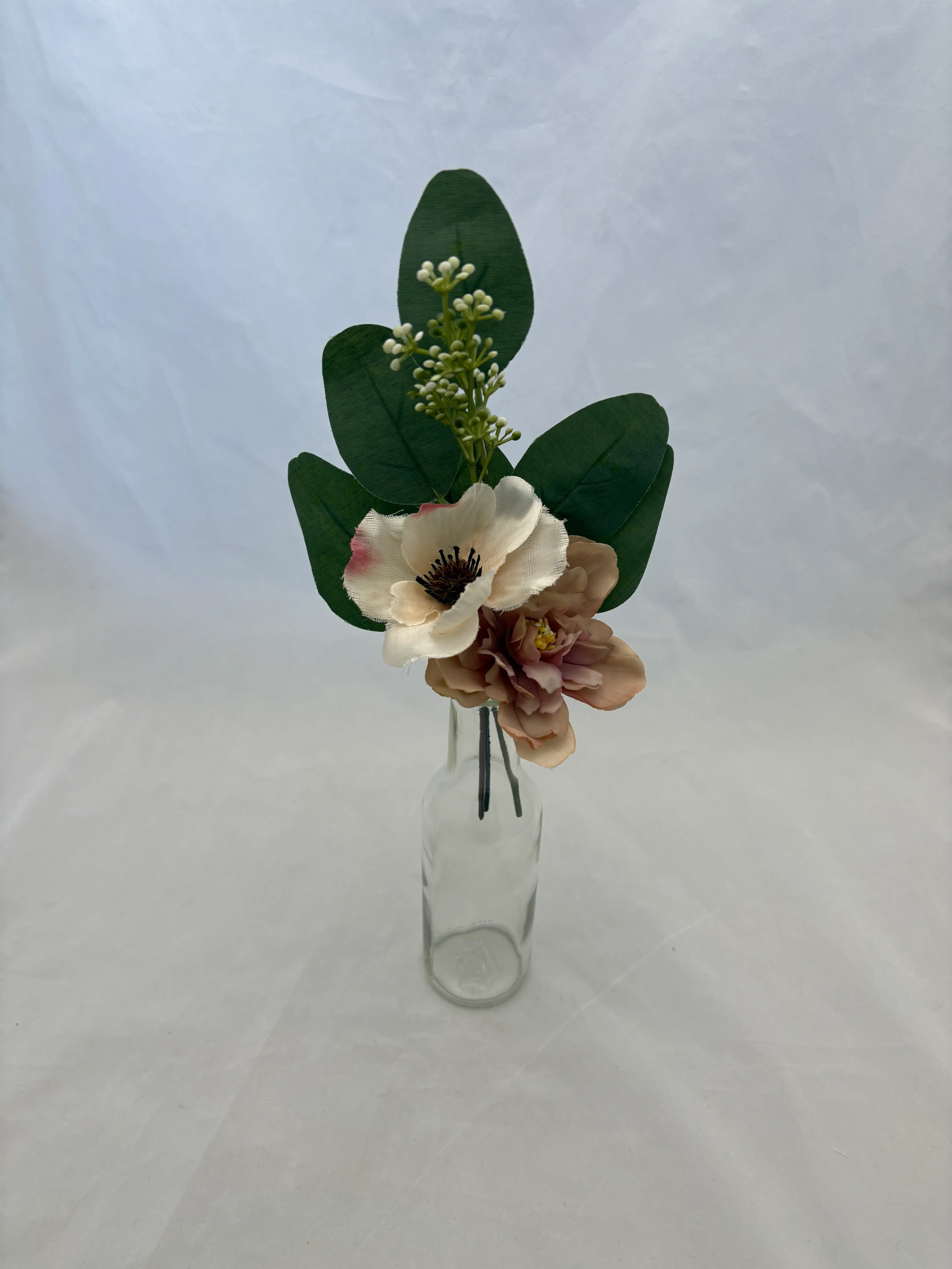 Mauve Premade Floral Small Vase 1