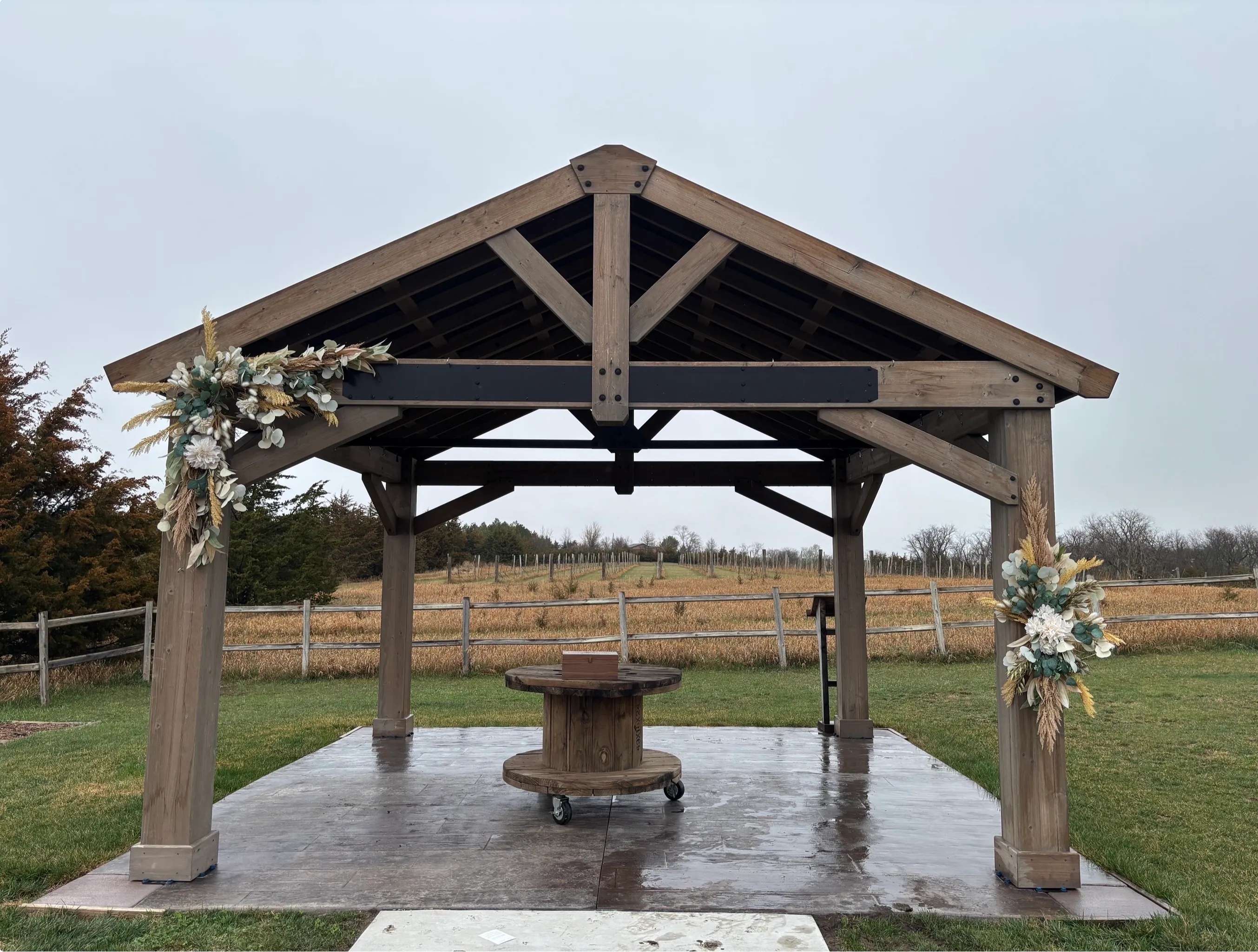 Boho 2pc Floral Arch Swag 