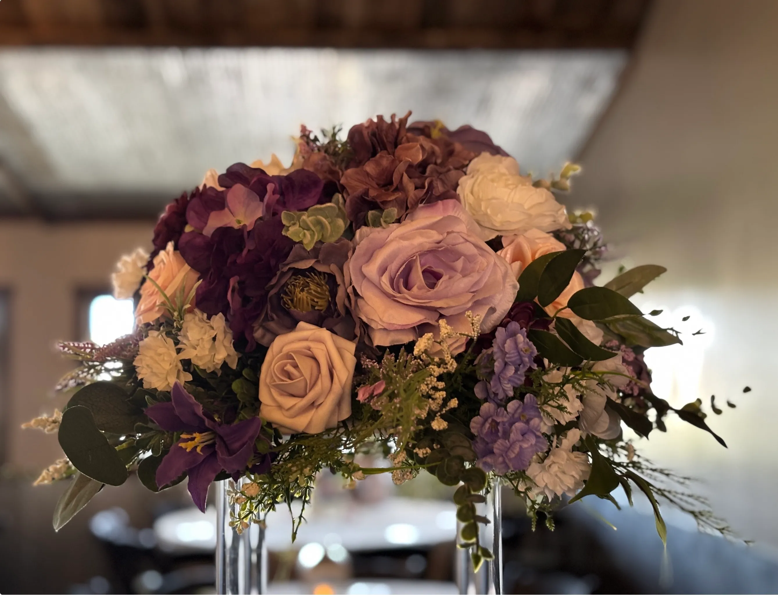 Lavender Premade Floral Centerpiece Extra Large (Floral Stand Topper) 