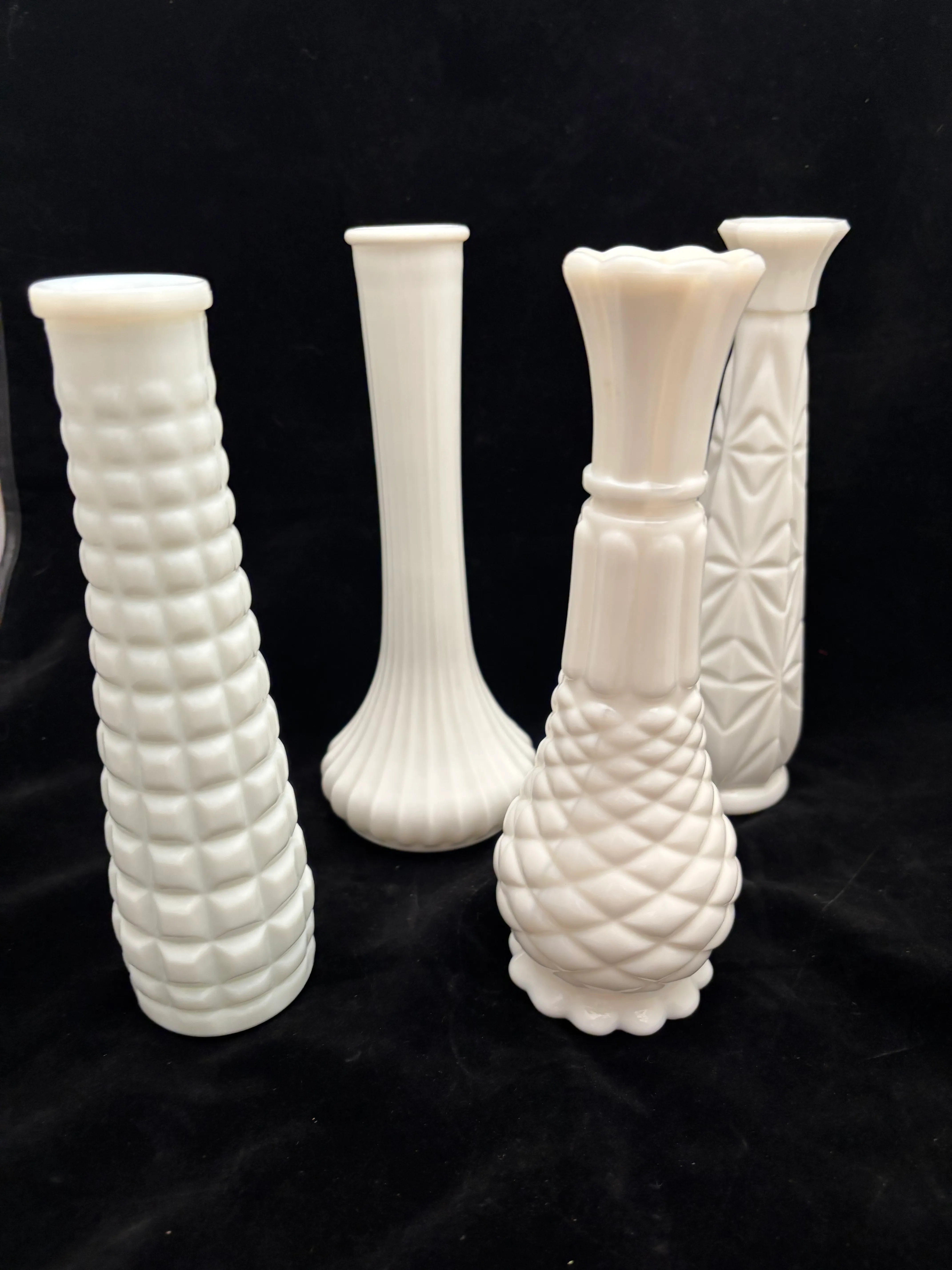 Milk Glass Medium Vase Misc Designs