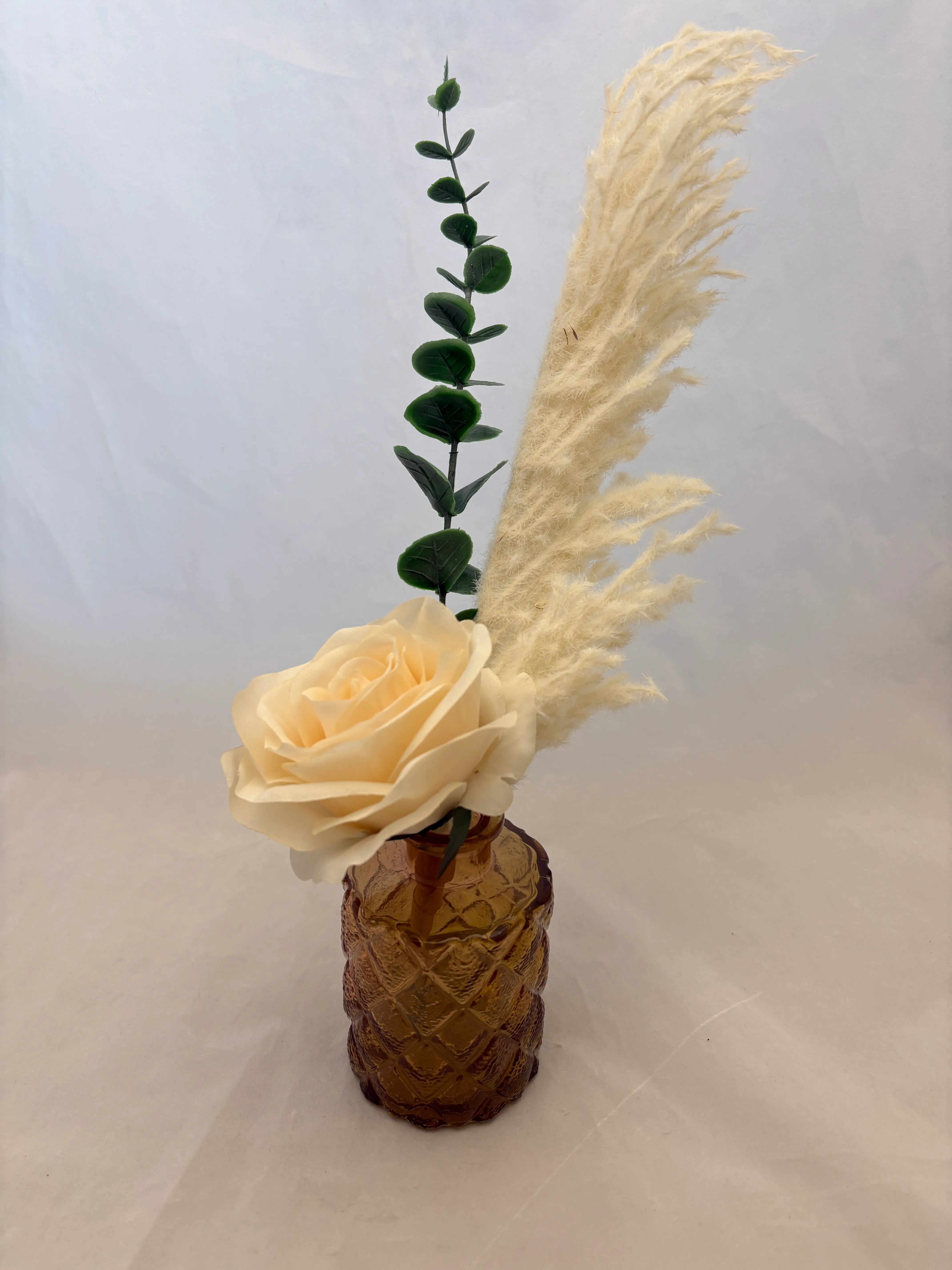 Boho Medium Premade Floral Vase/ Chair Sash