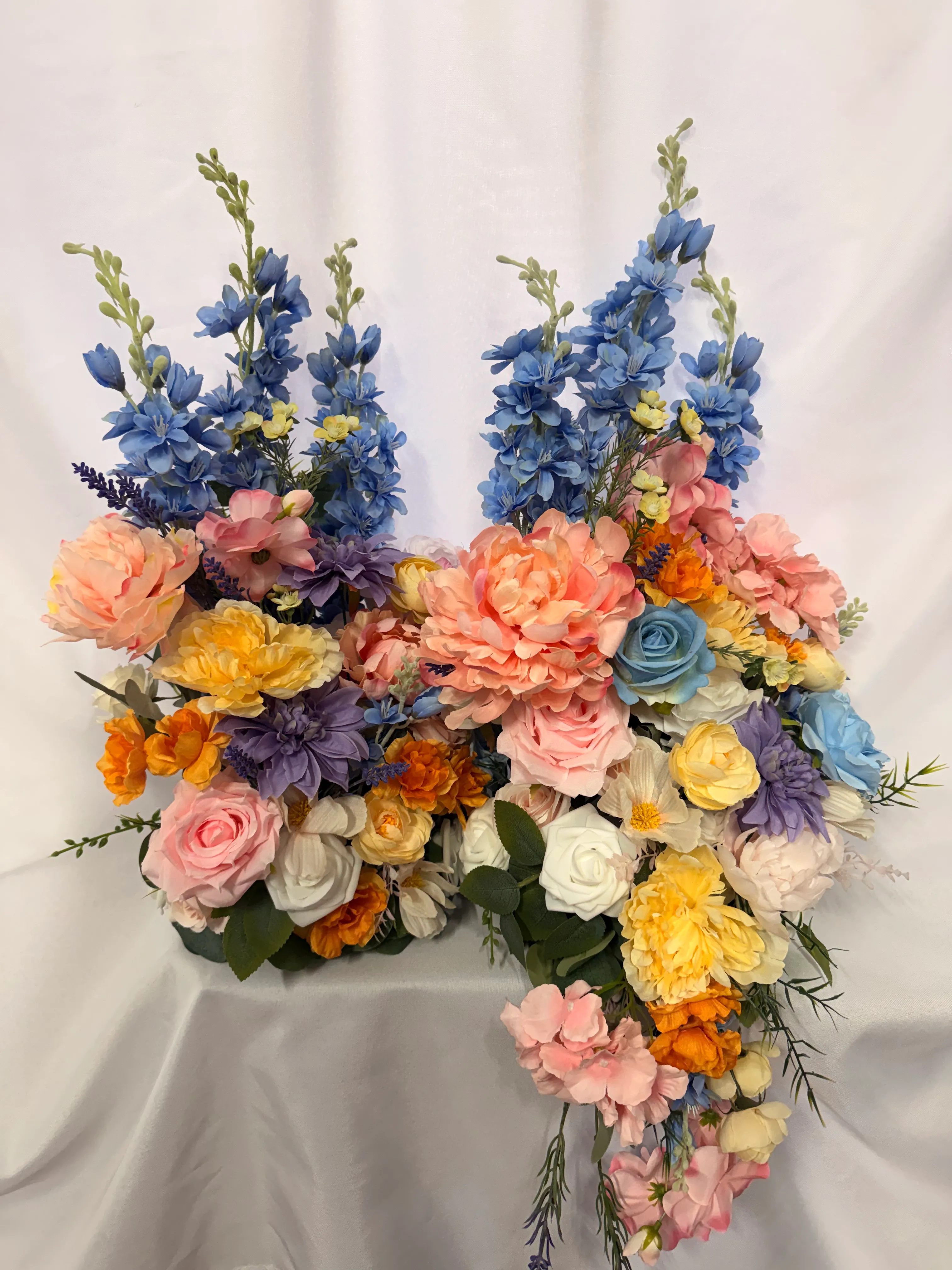 Cottage Freestanding Floral Arrangement (2pc)