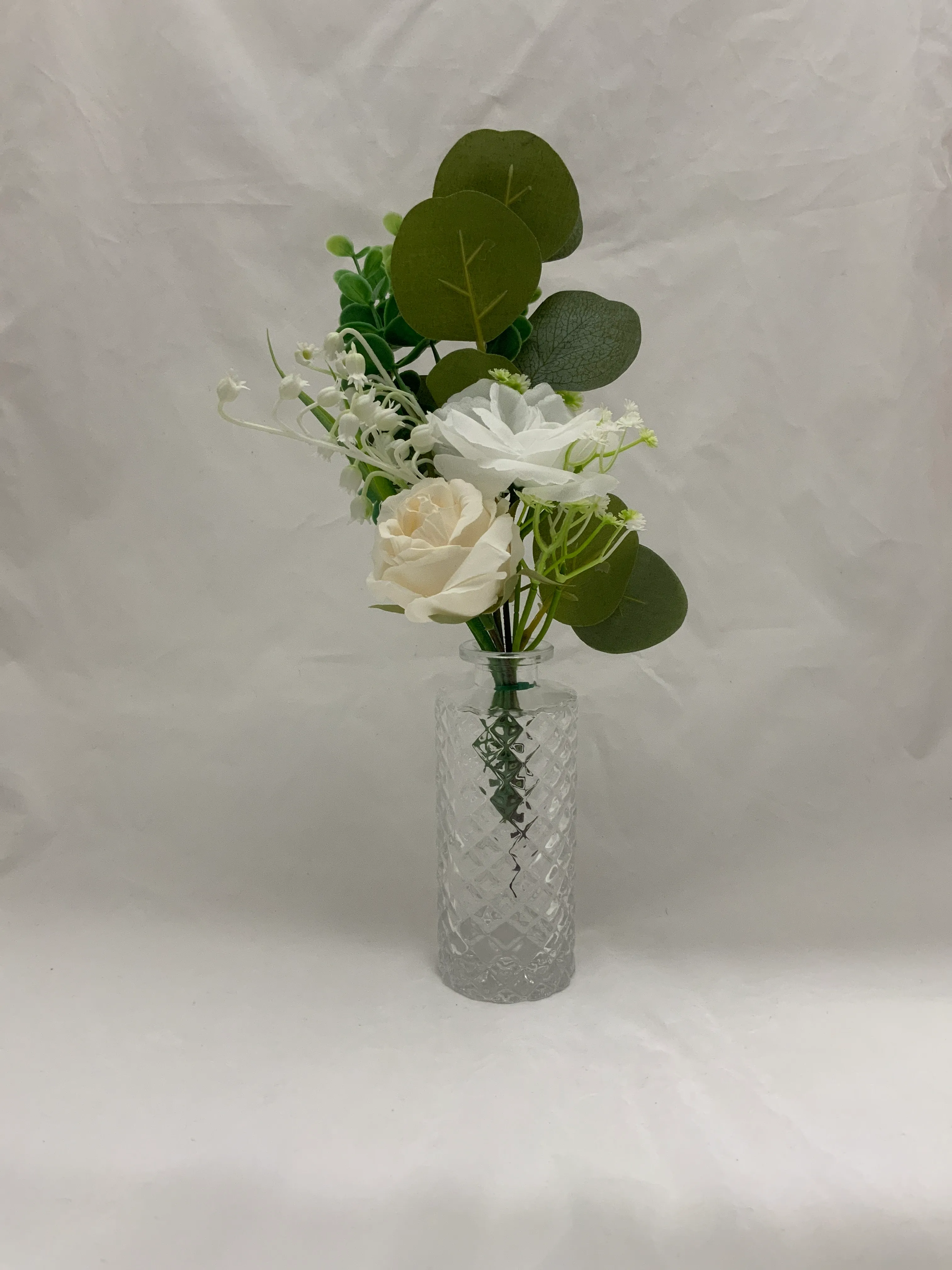 Classic White Premade Floral Medium 1