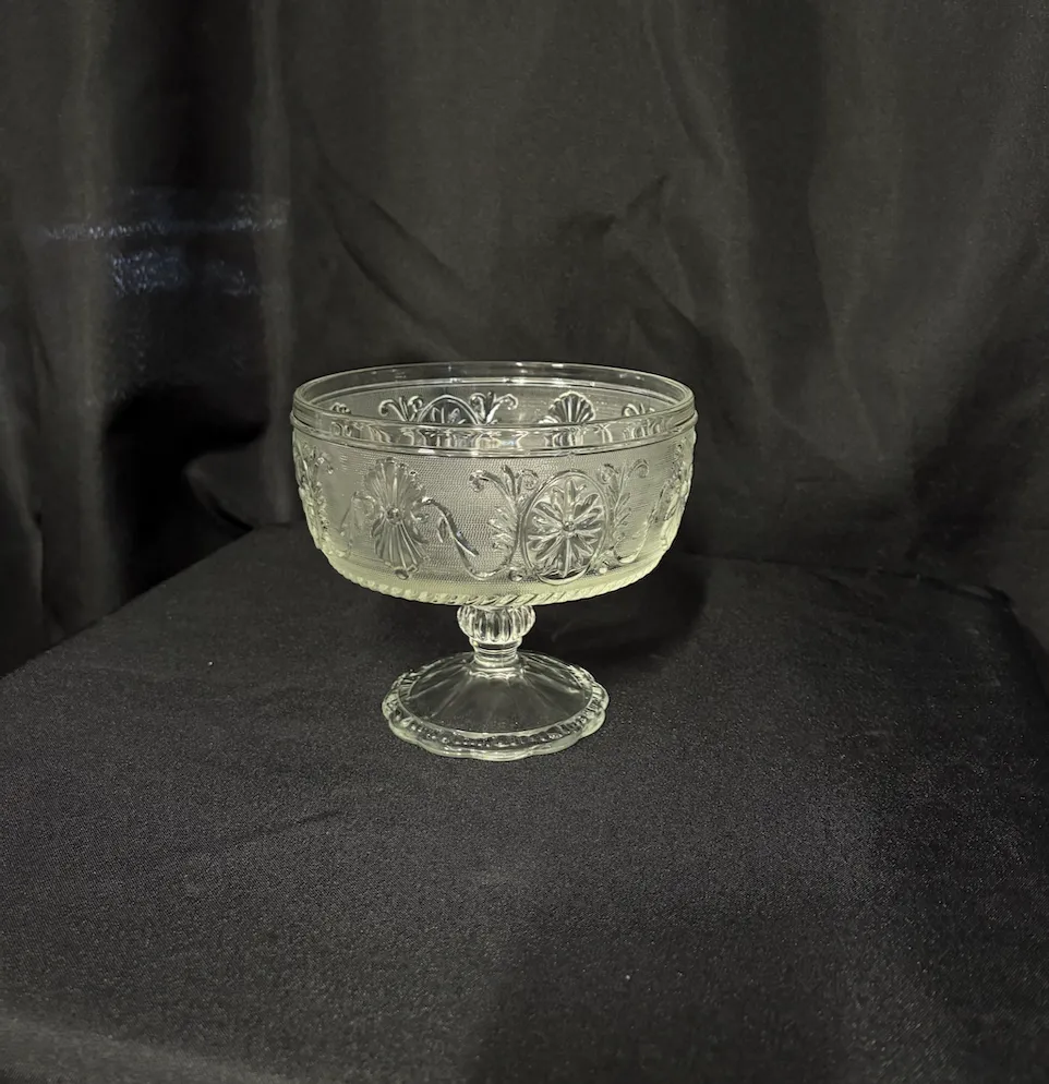 Clear Candy Dish Medium 