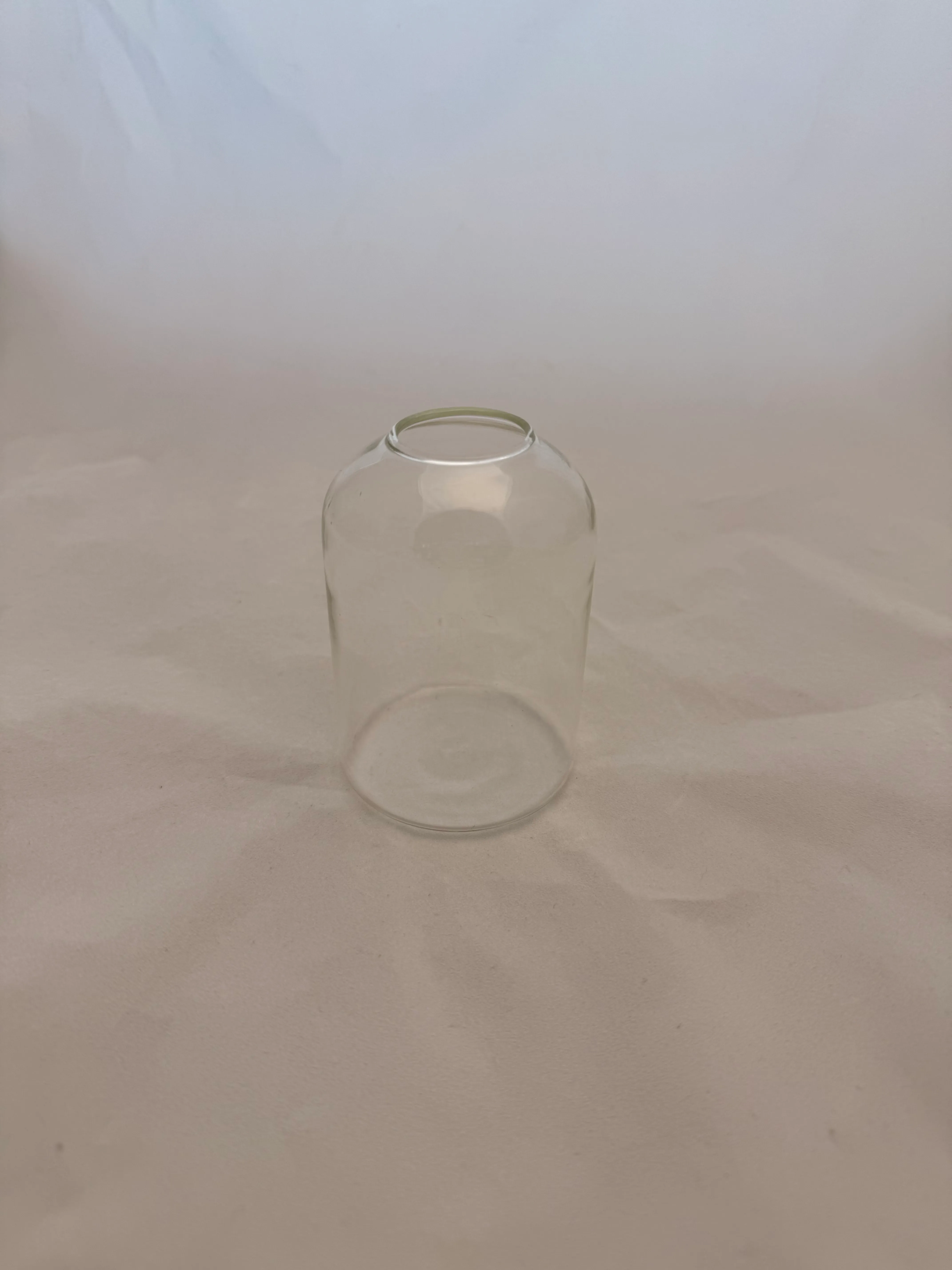 4" Rounded Top Clear Vase