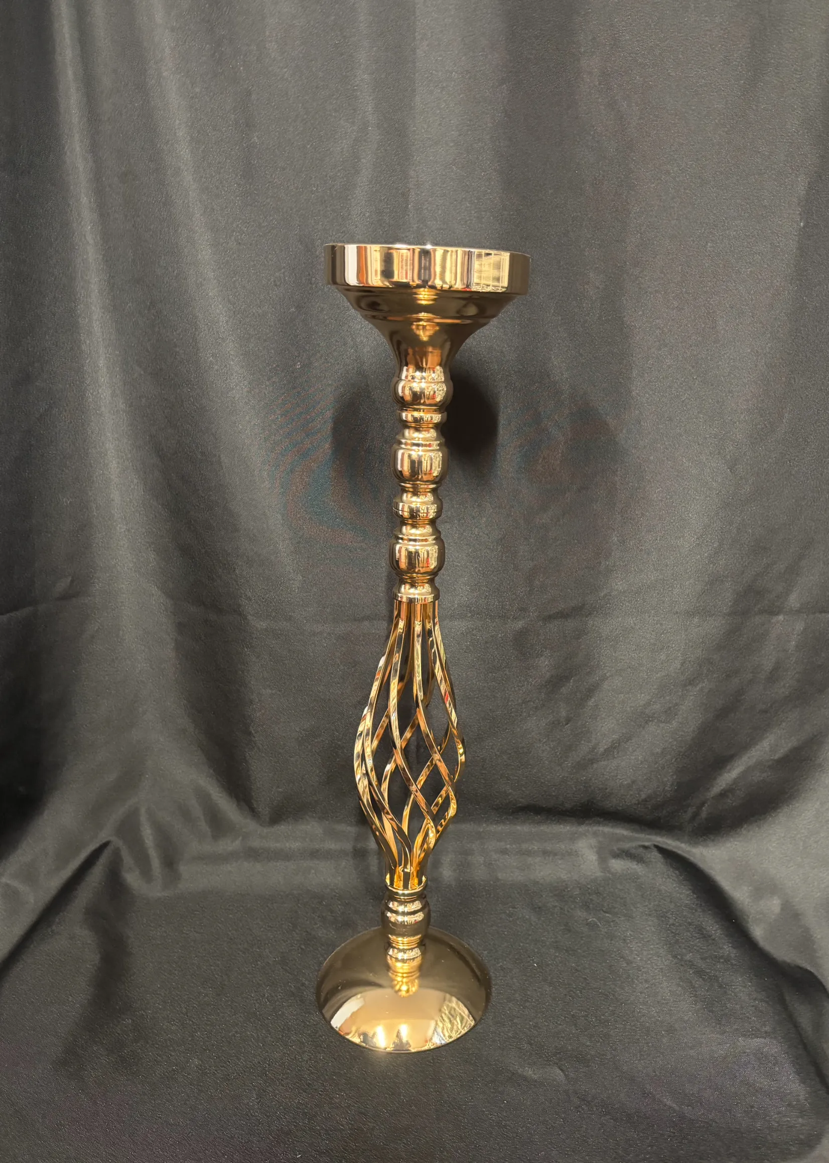 Gold Metallic Flower Stand 