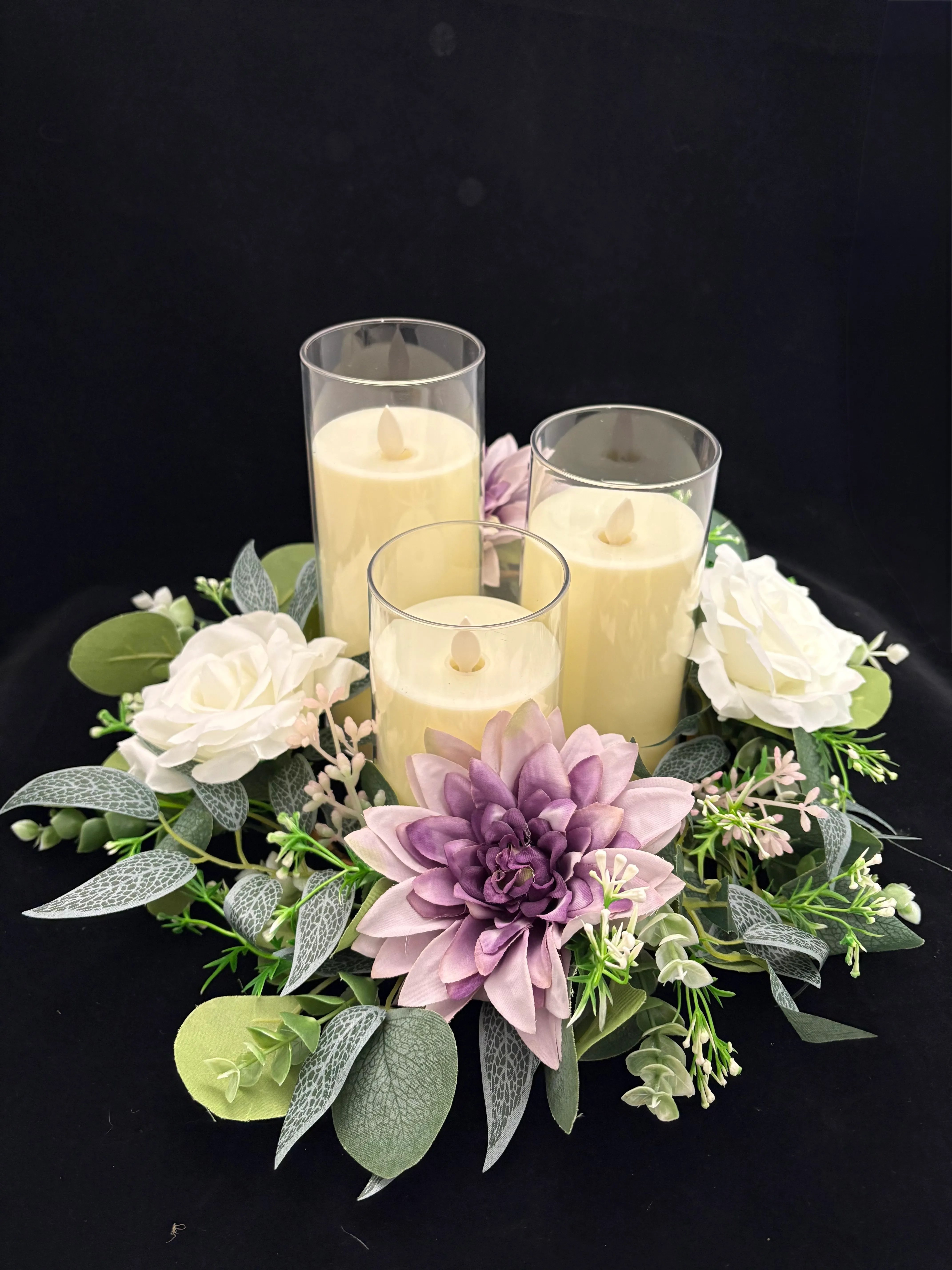 Lavender Floral Ring XL