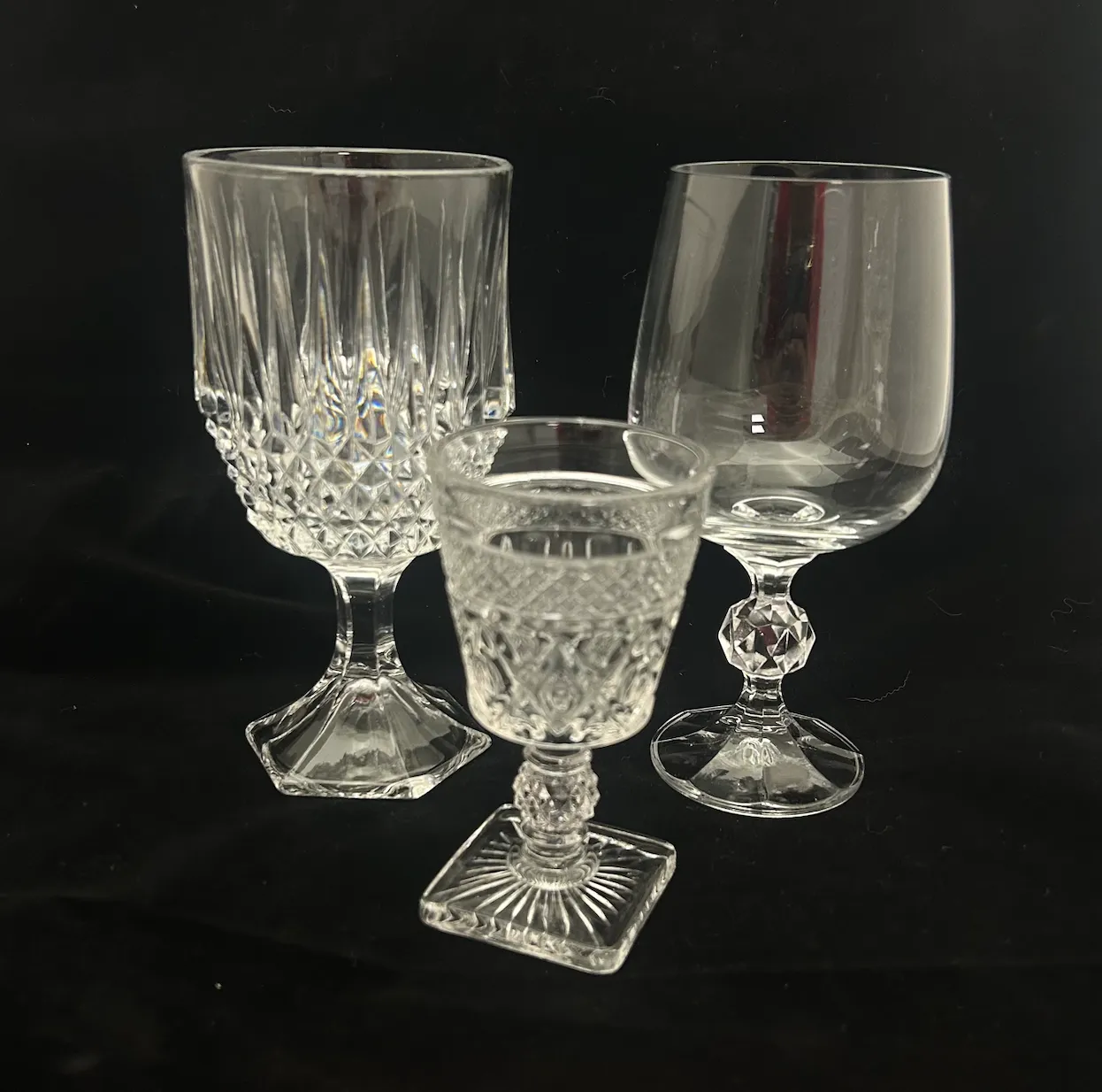 Clear Estate Glassware