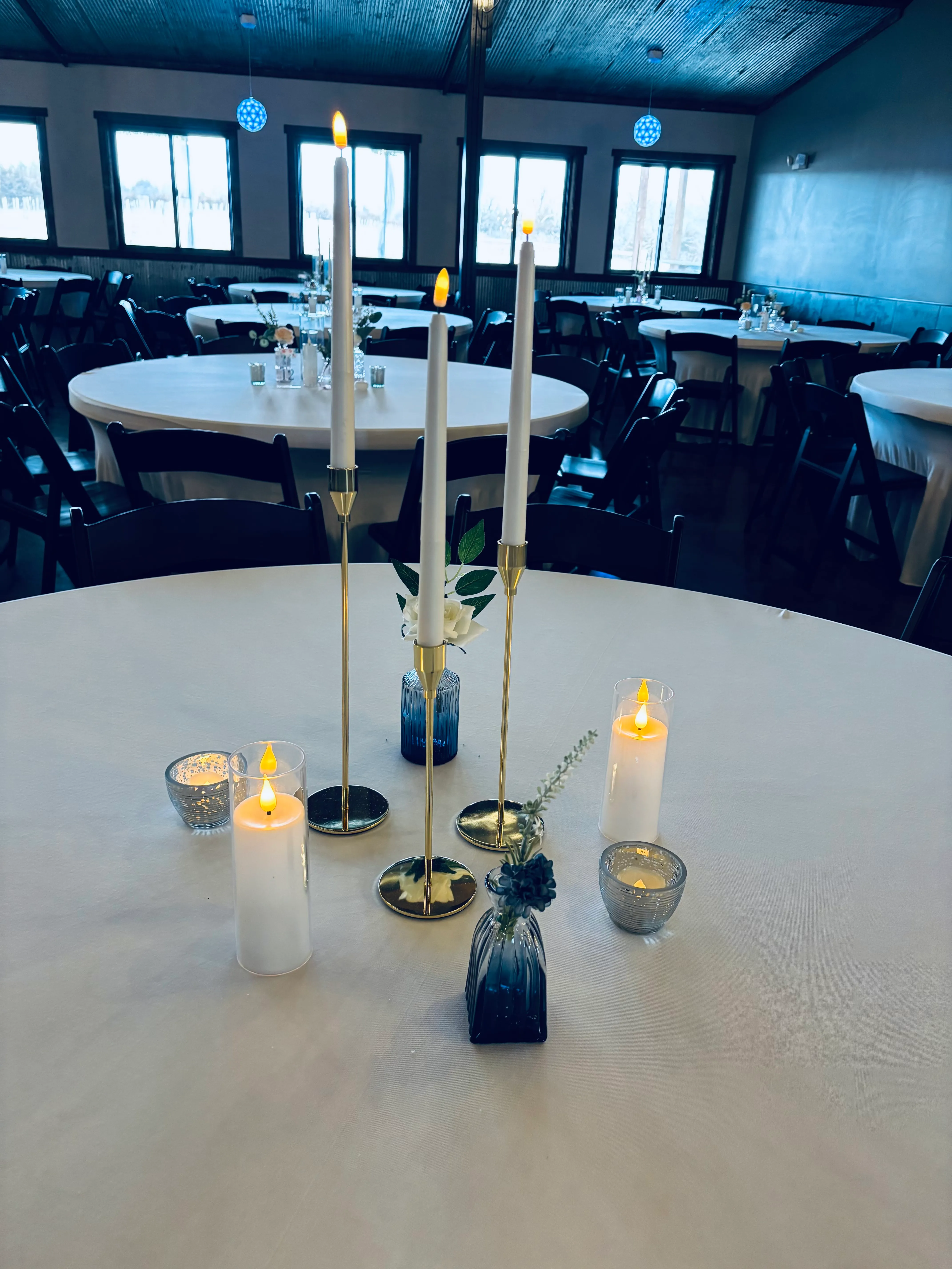 Blue Classic Preset Centerpiece Package 1 (25 tables)