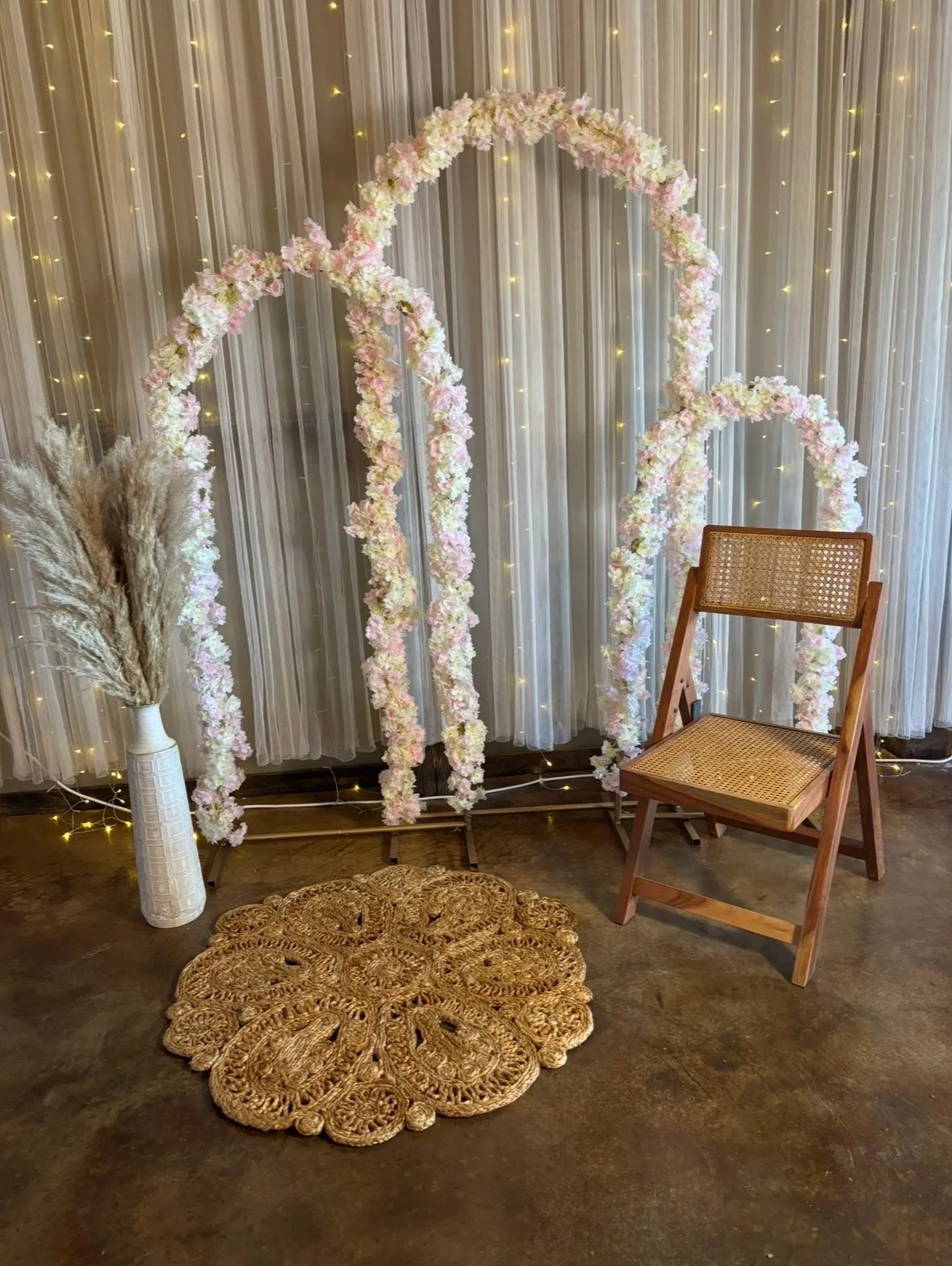 Pink Cherry Blossom Arch Floral Set 4ft, 5ft, 6ft 