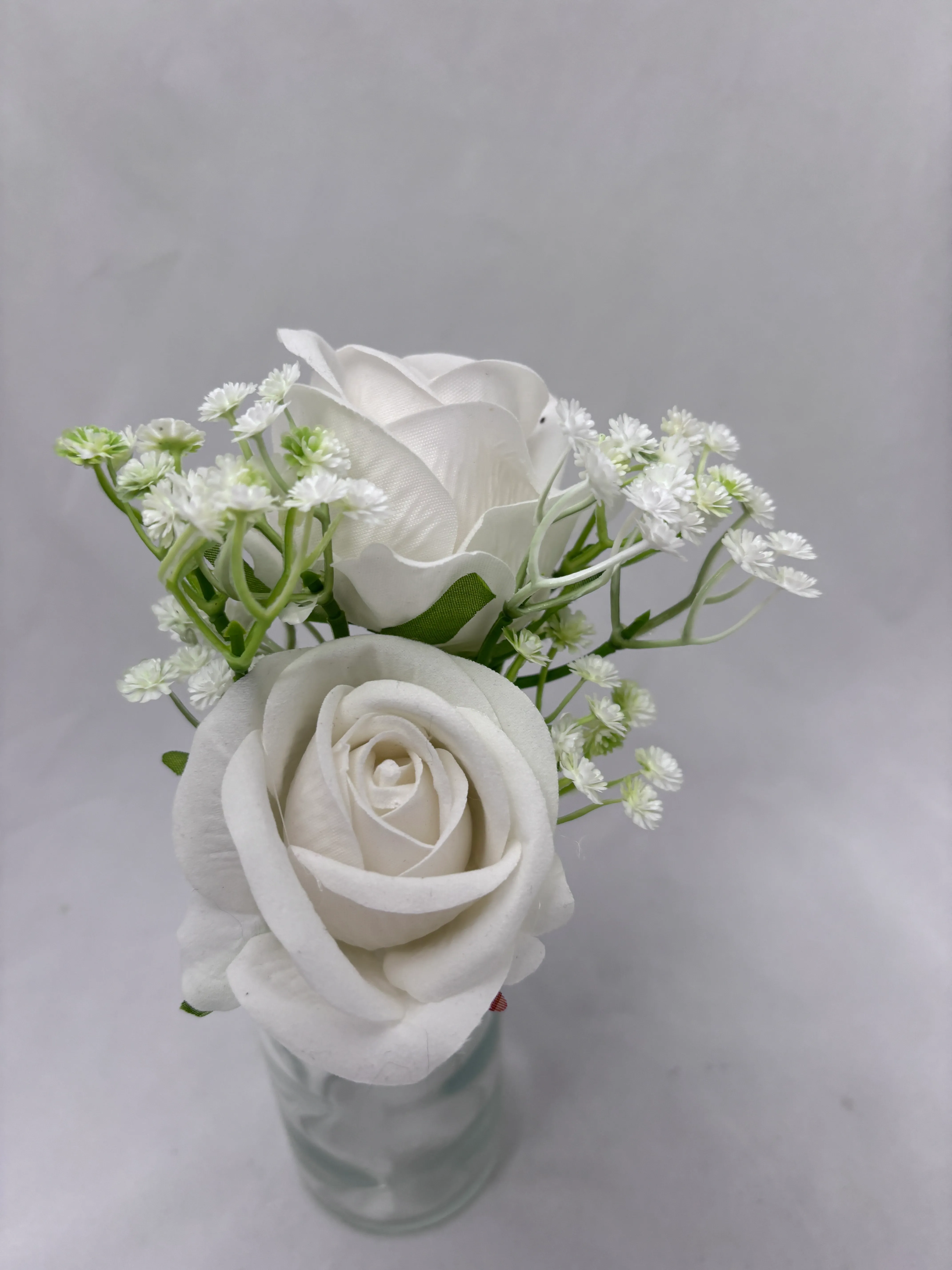 White & Babies Breath Premade Floral Medium 2