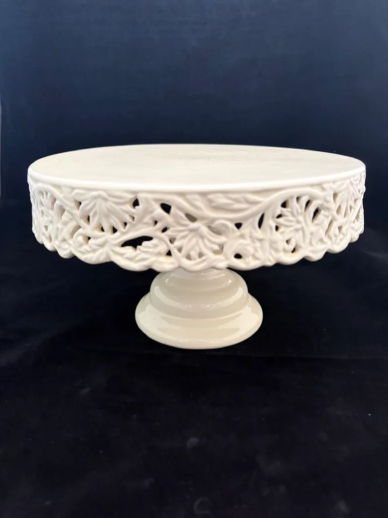 Vintage White Cake Stand 1