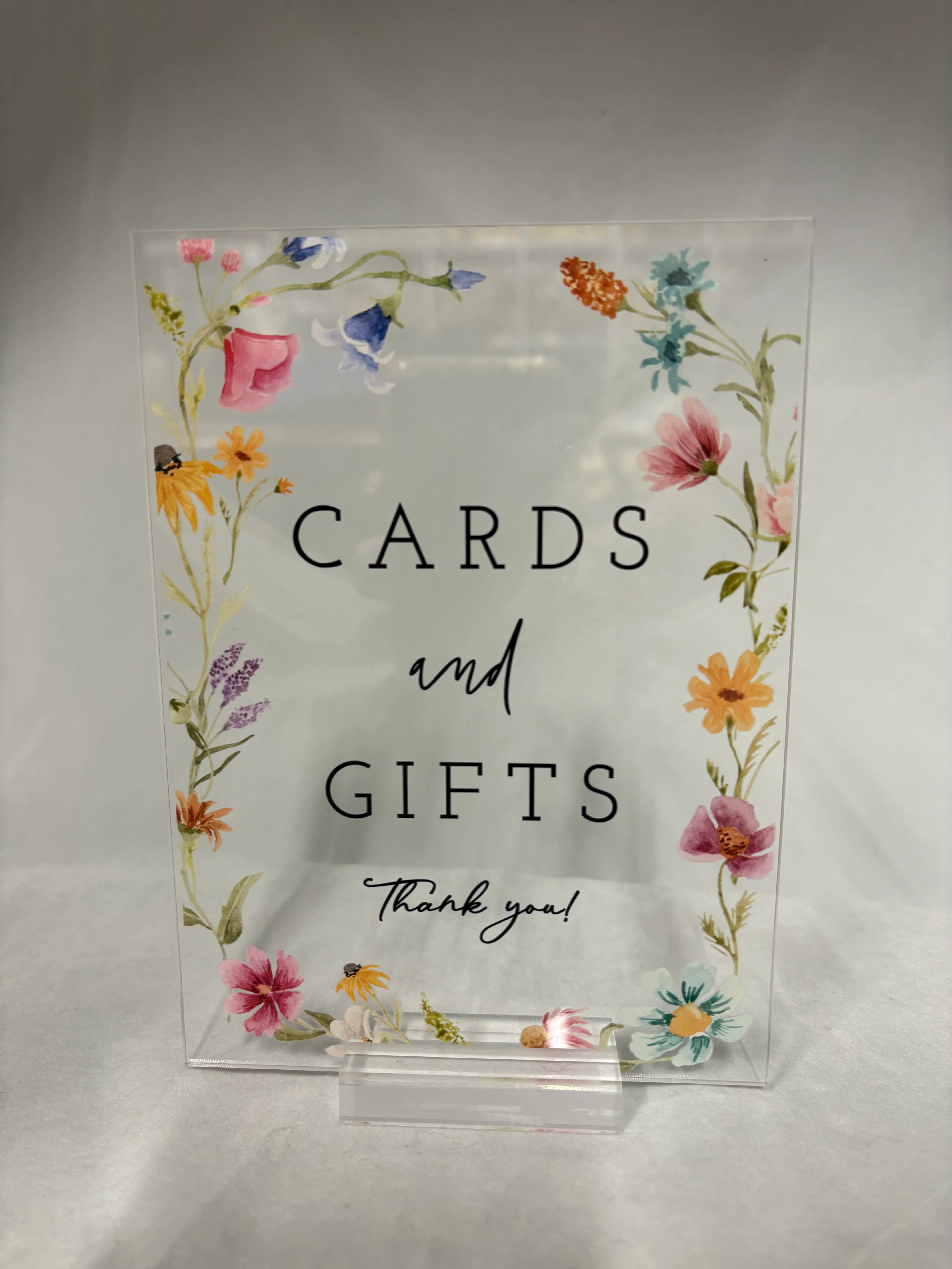 Wildflower Cards & Gifts Sign 