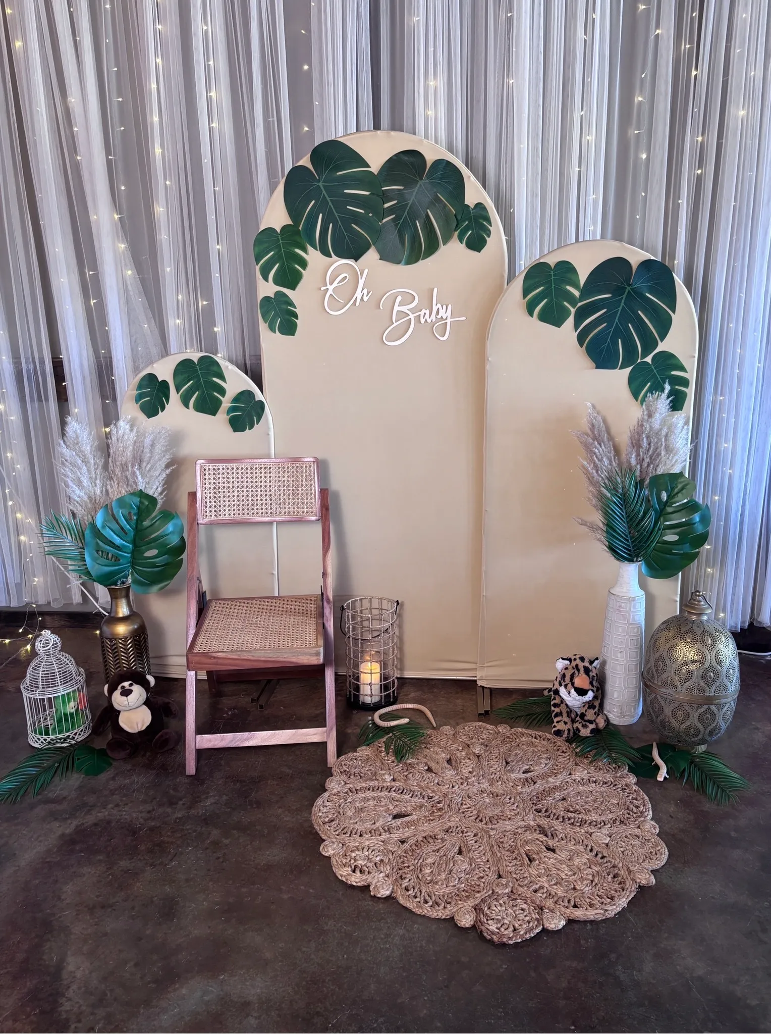 Safari/Jungle Backdrop Set 1