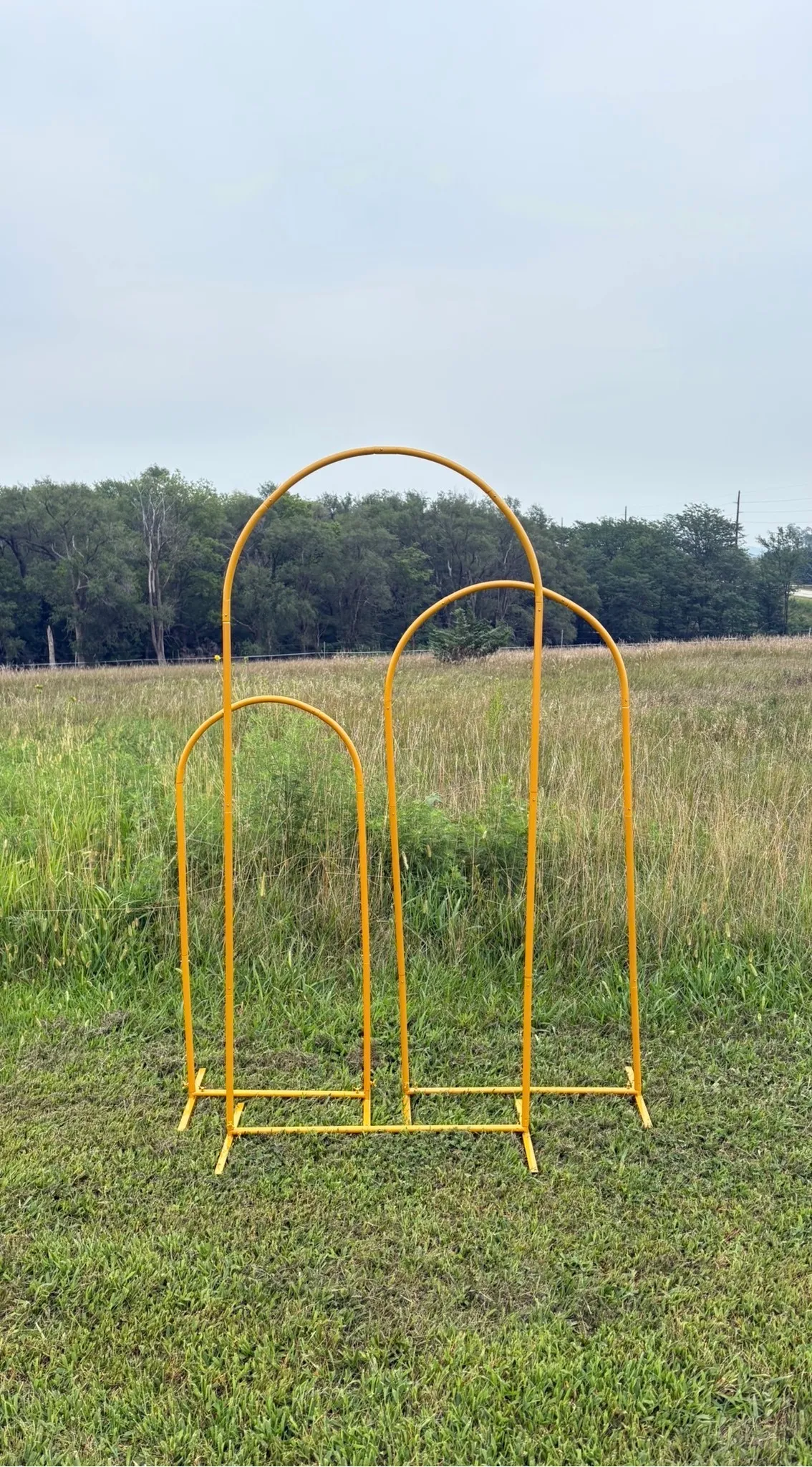 Arch Set 4ft, 5ft, 6ft gold 