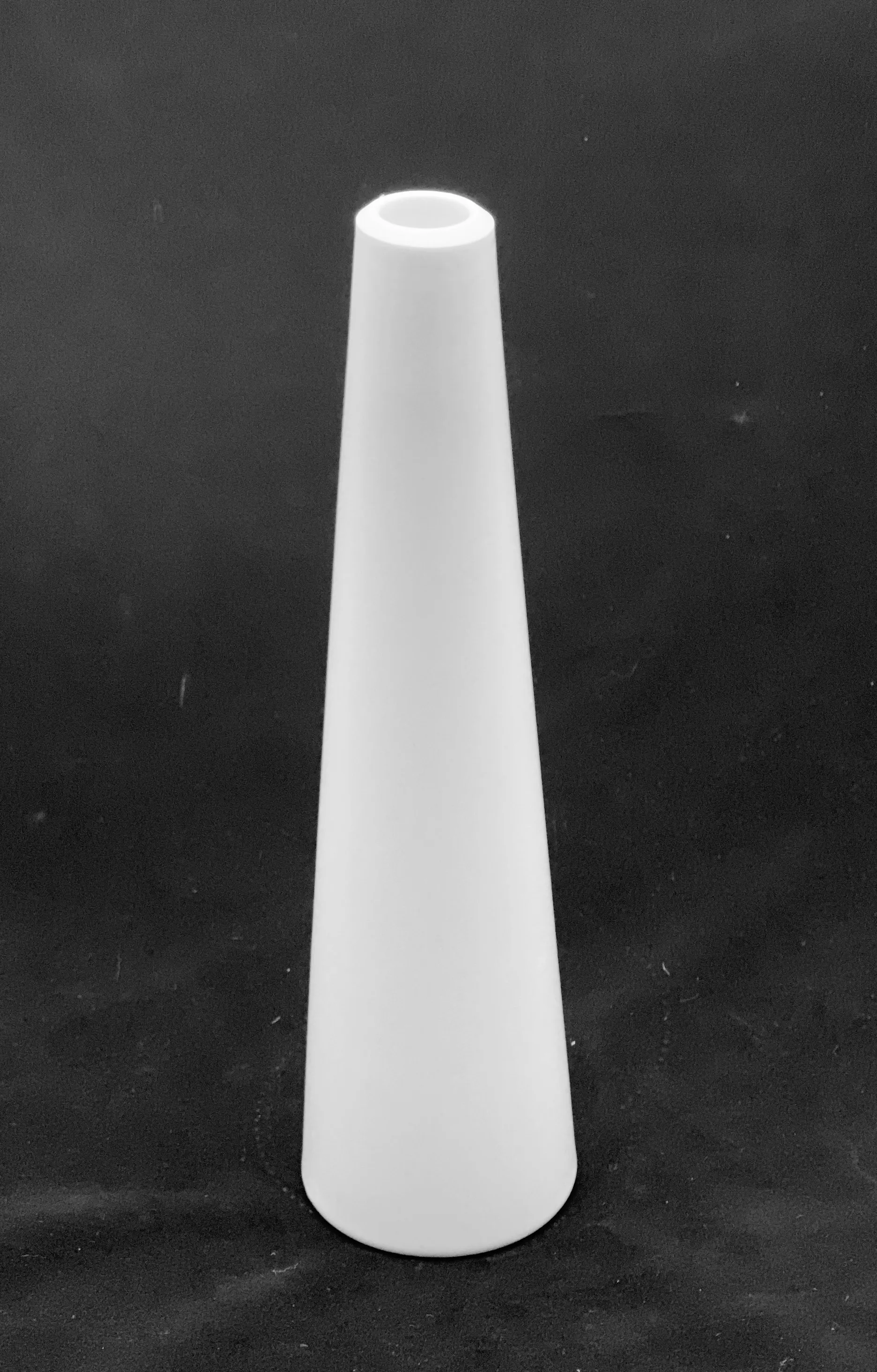 Tall White Vase—Plastic 