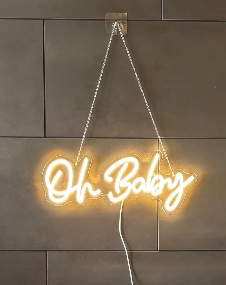 Oh Baby Neon Sign 