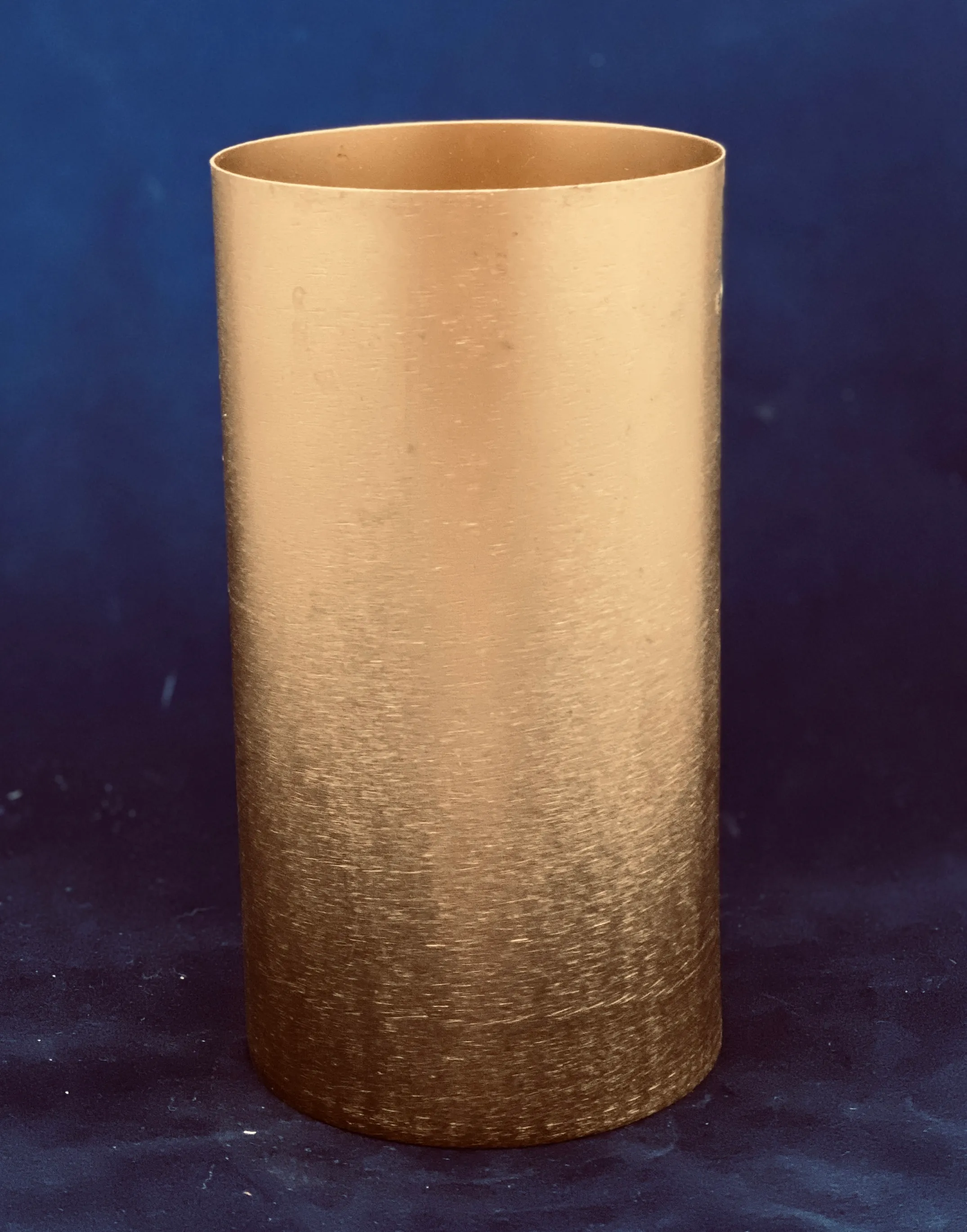 7 Inch Gold Vase 