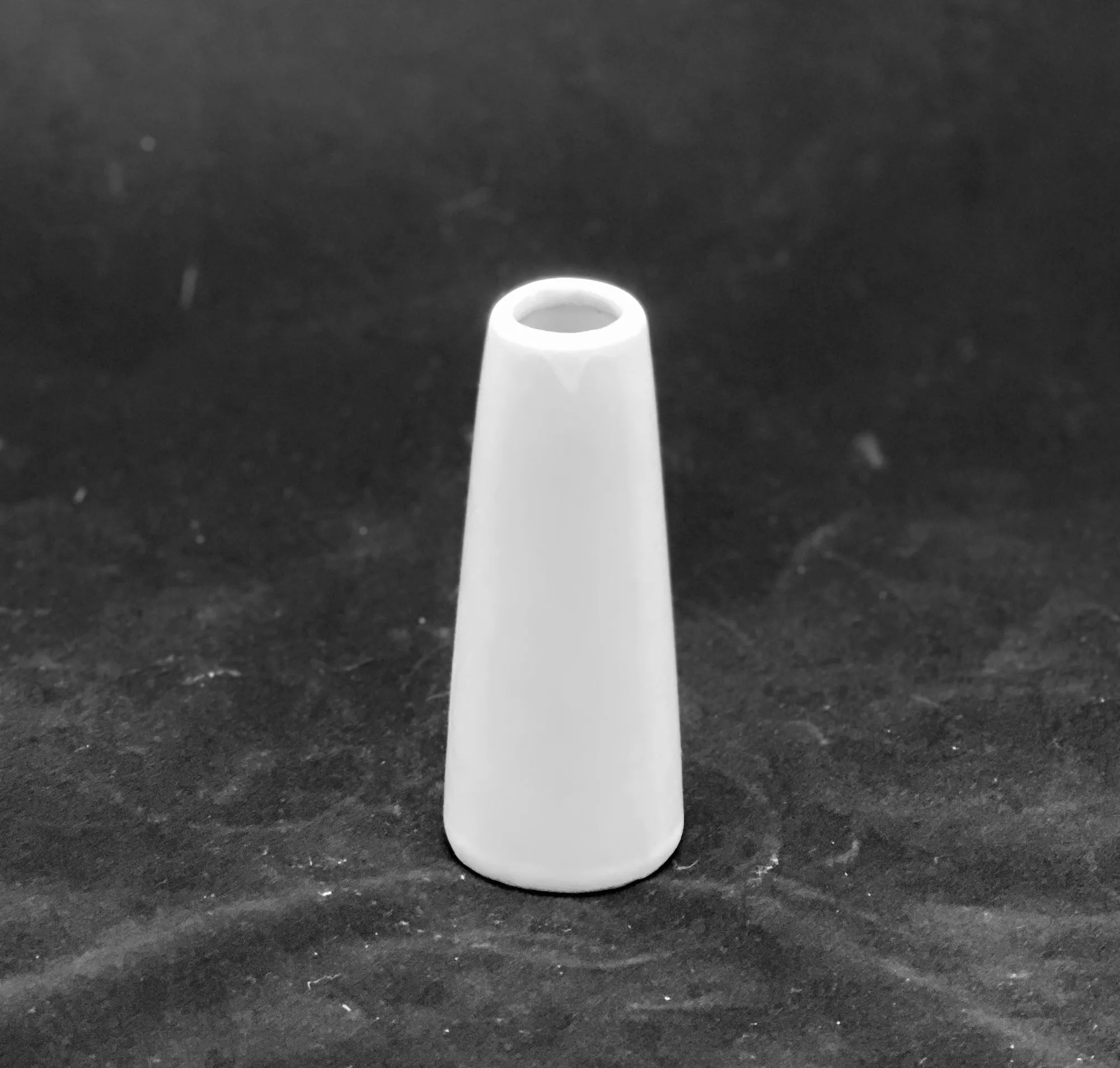 4 Inch White Bud Vase