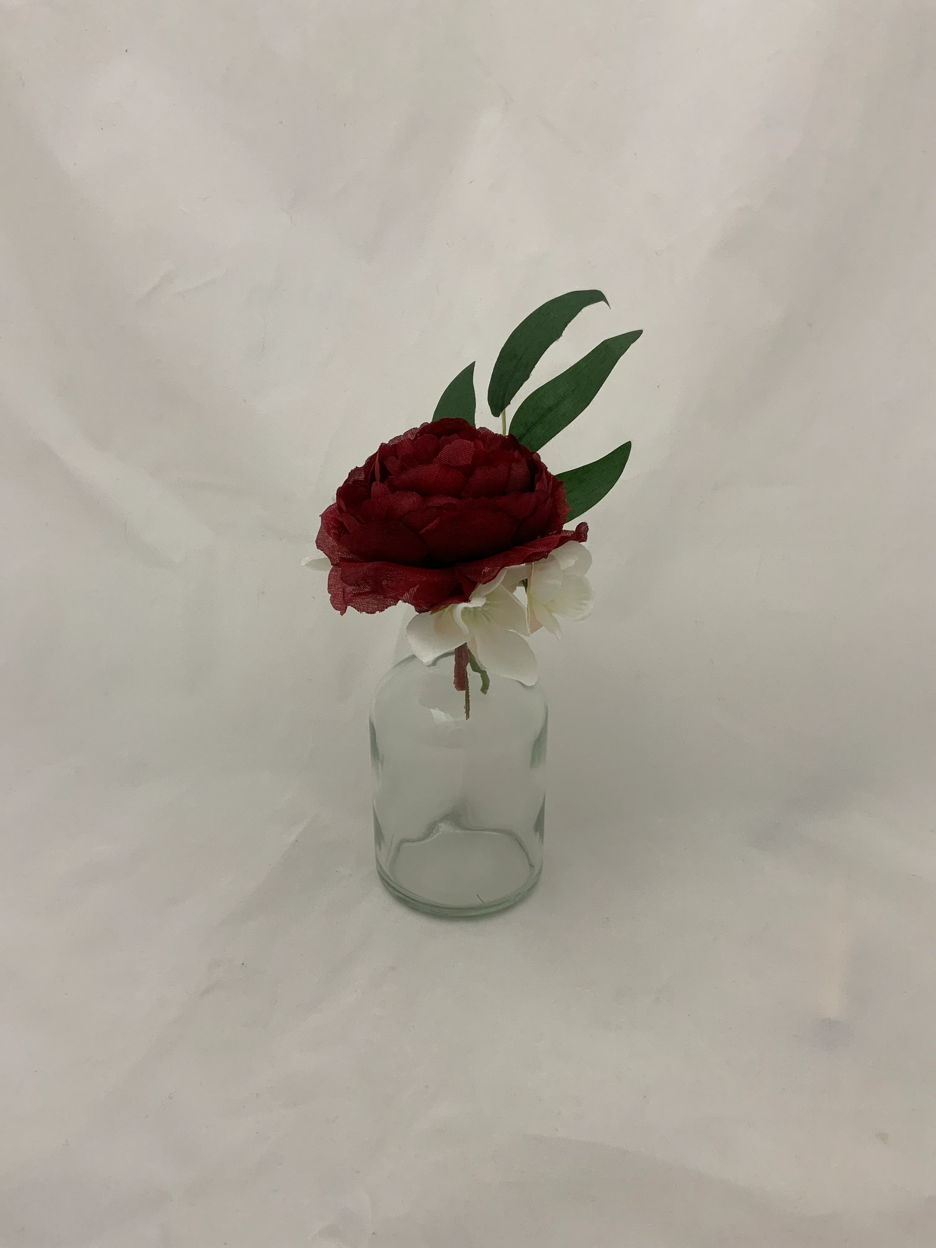 Burgundy Fall Premade Small Vase 2
