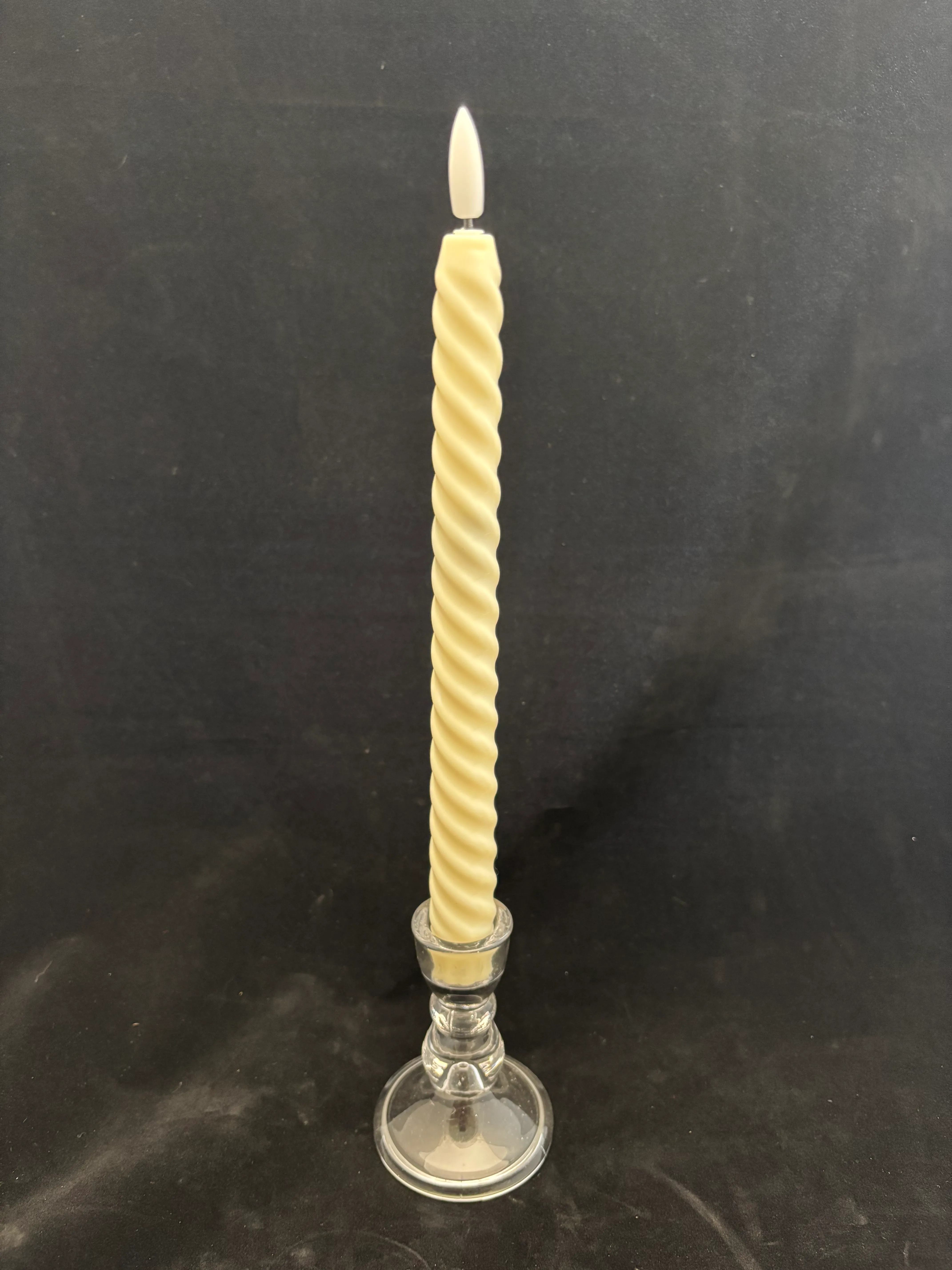 Ivory Twist Candle (Set of 24) 