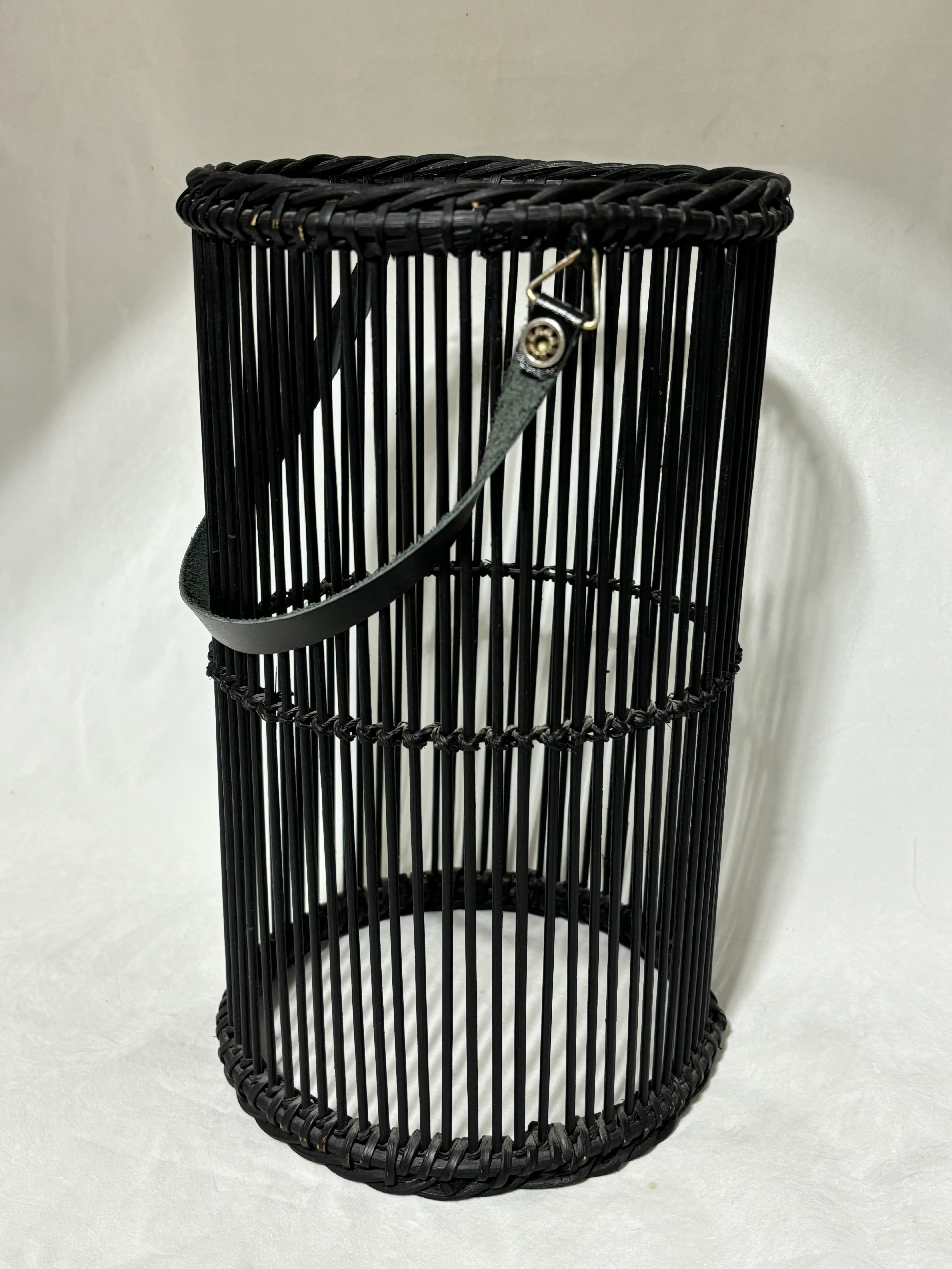 Black Rattan Lantern 