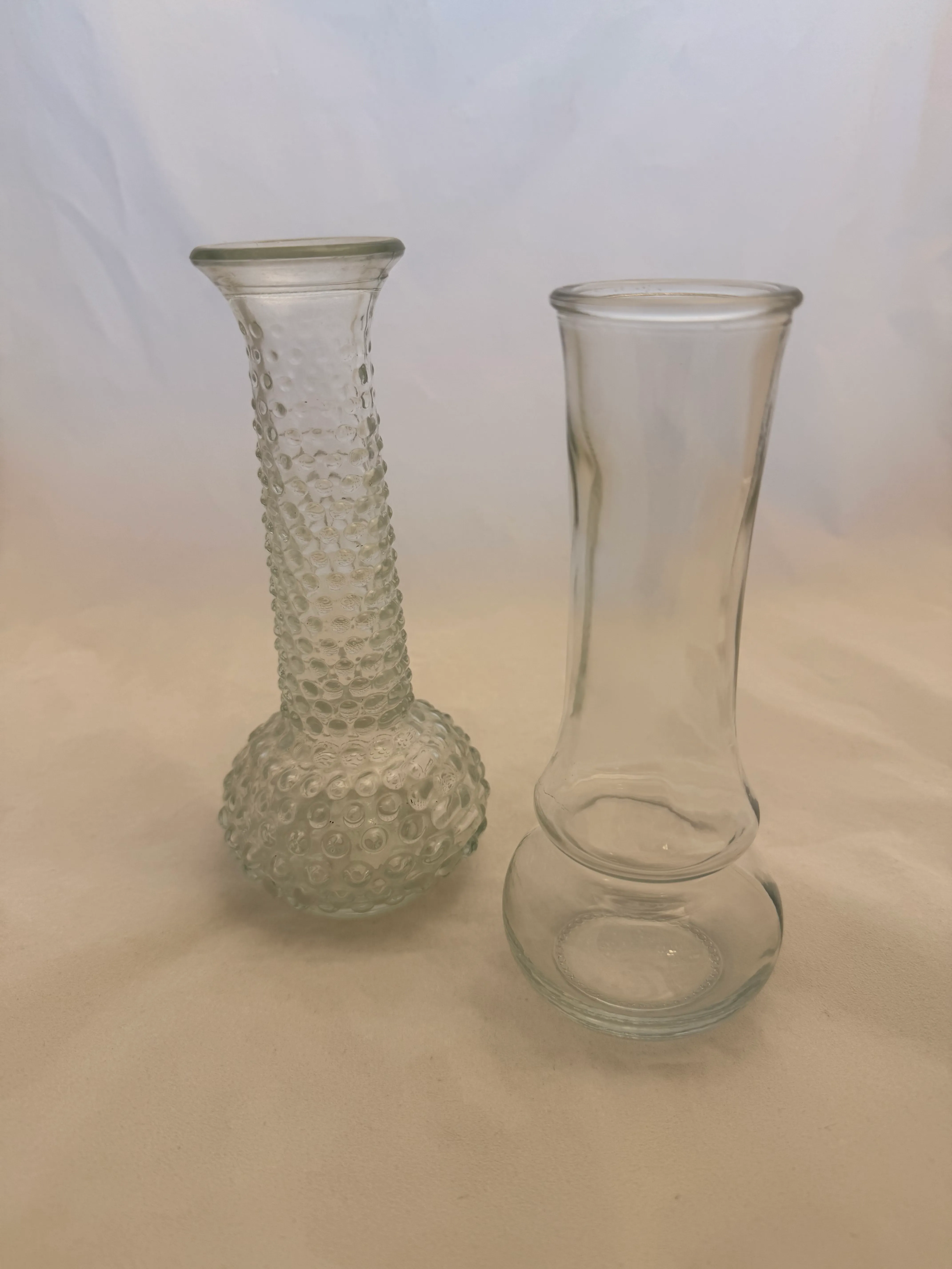 7" Clear Vintage Vase