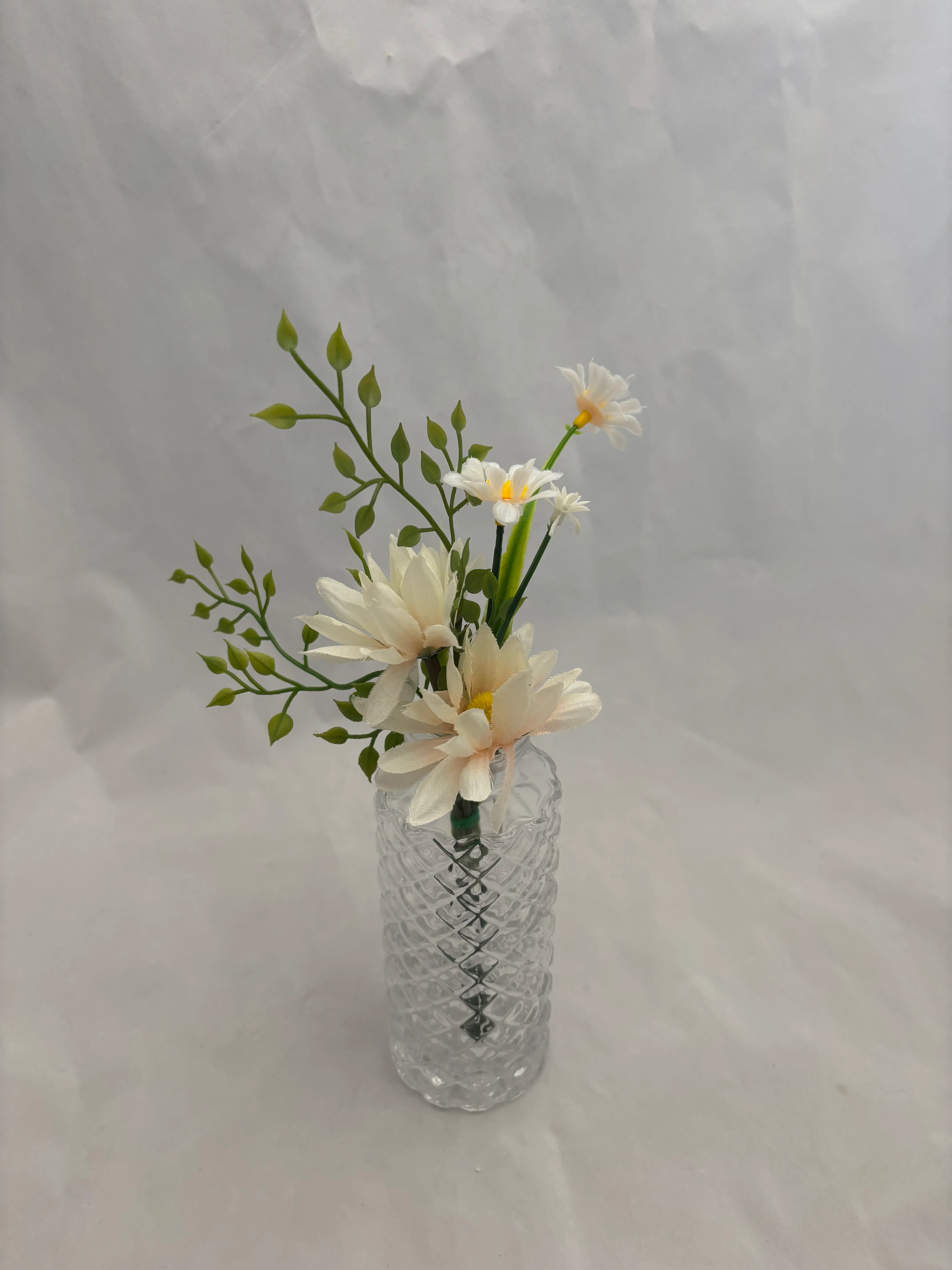 Wildflower White Premade Floral Centerpiece Mini  